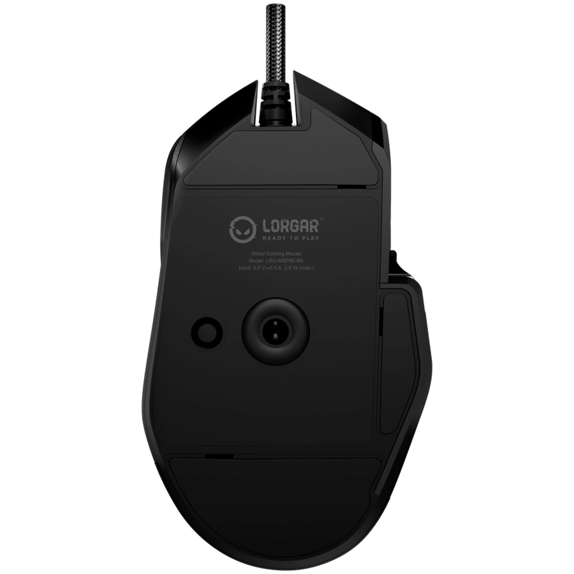 LORGAR MSP80, 8000 Hz Gaming Mouse Pro, Black