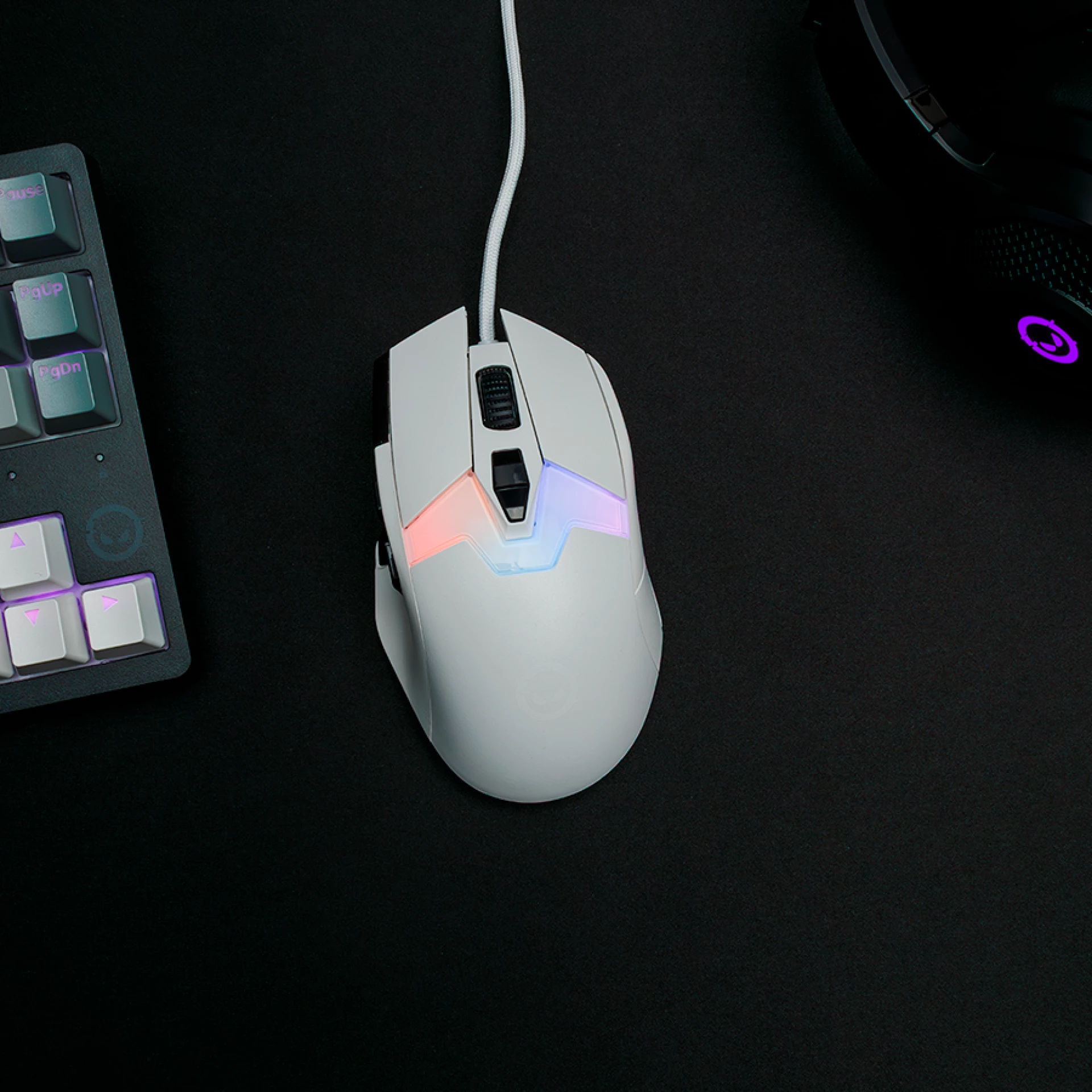 LORGAR MSP80, 8000 Hz Gaming Mouse Pro, White