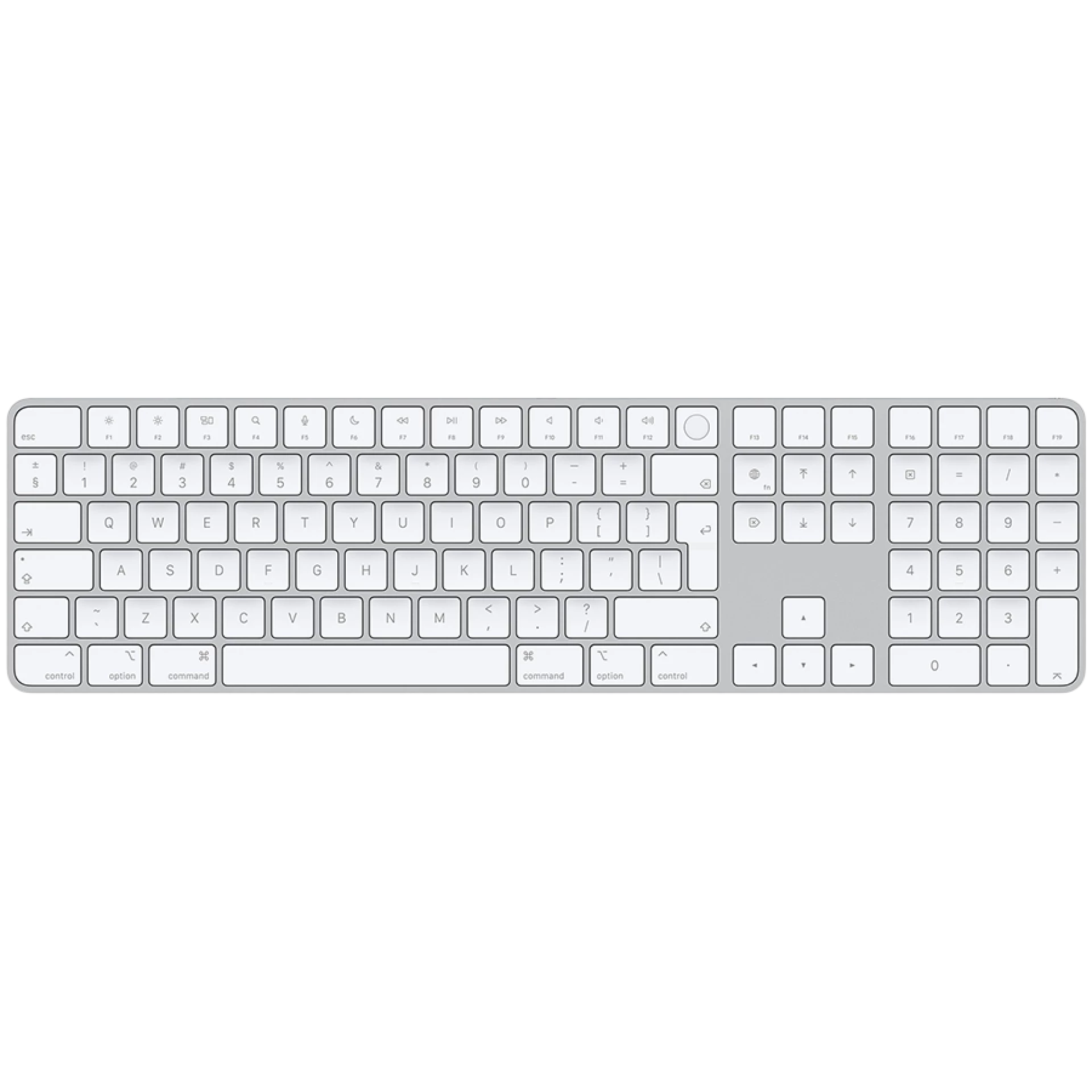 Magic Keyboard with Touch ID and Numeric Keypad for Mac computers with Apple silicon - International English, Model A2520