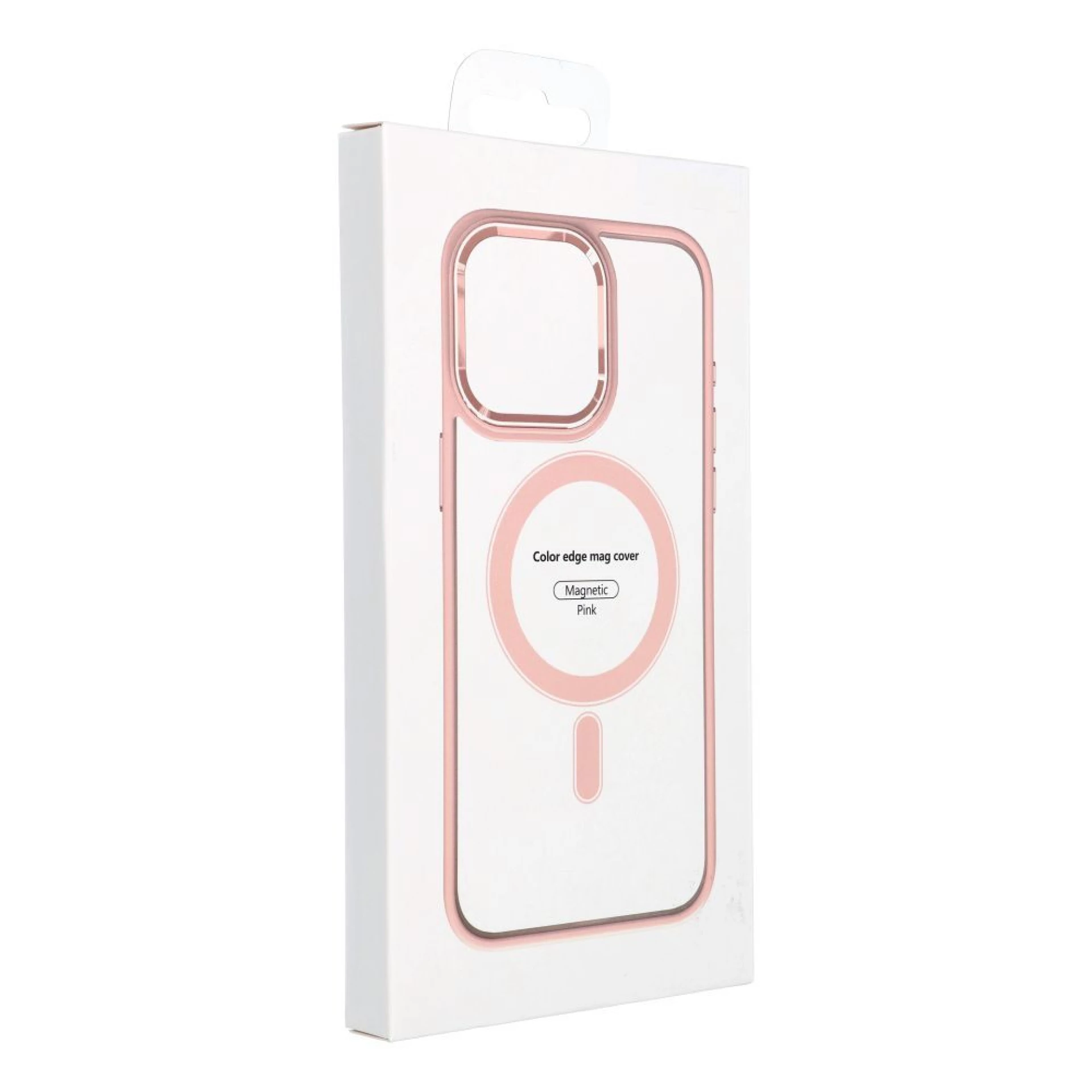 Maska Color Edge MAG cover MagSafe za iPhone 13 roza