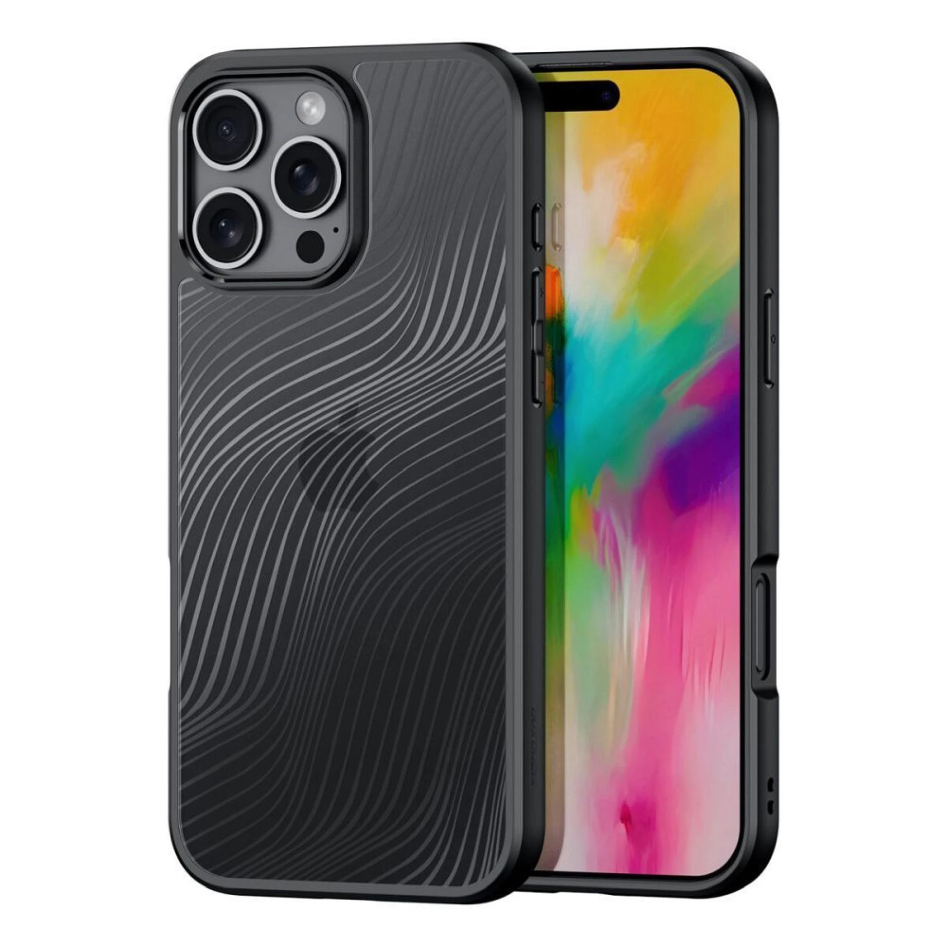Maska Dux Ducis AIMO MAG with MagSafe za iPhone 16 Pro crna