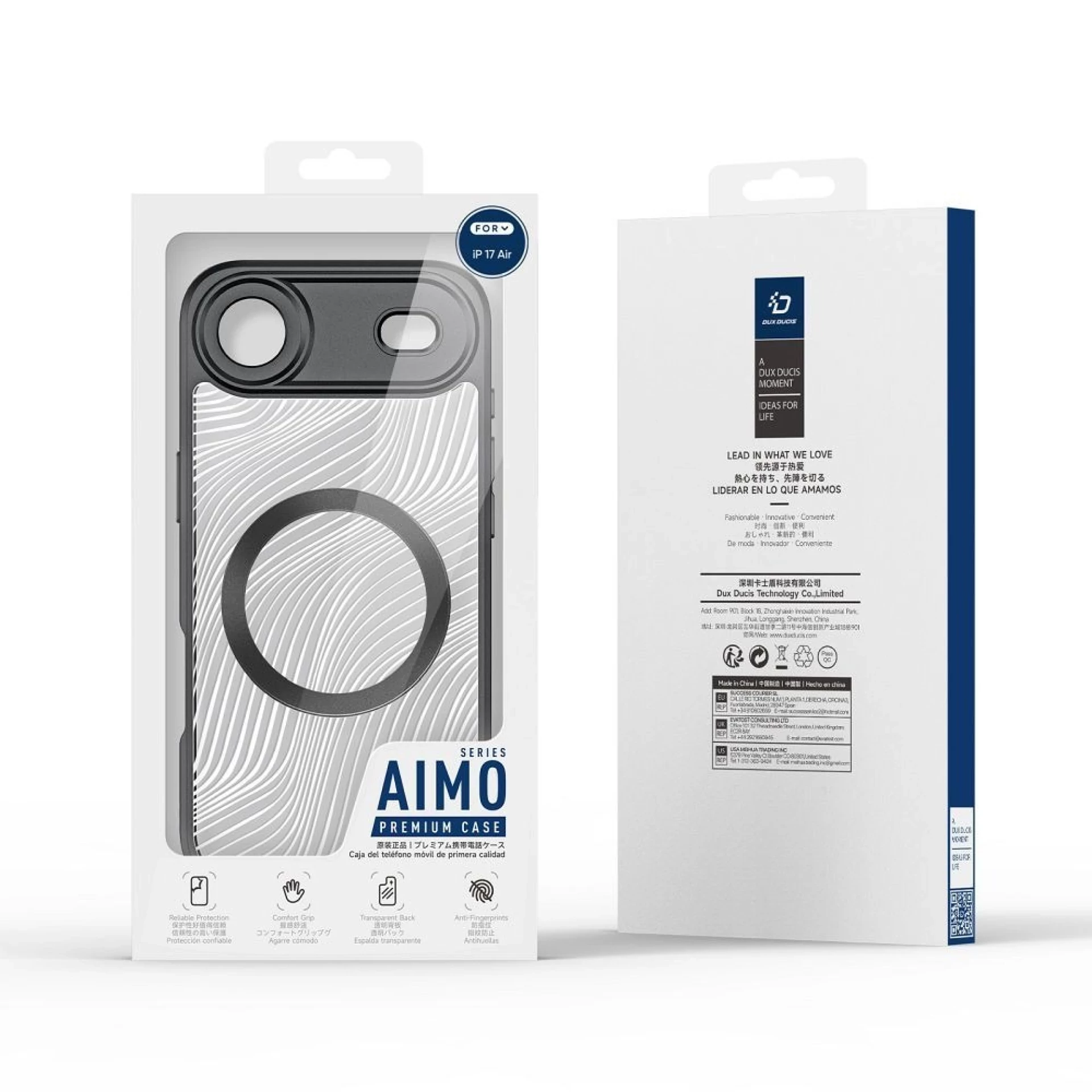 Maska Dux Ducis AIMO MAG with MagSafe za iPhone 17 Air crna