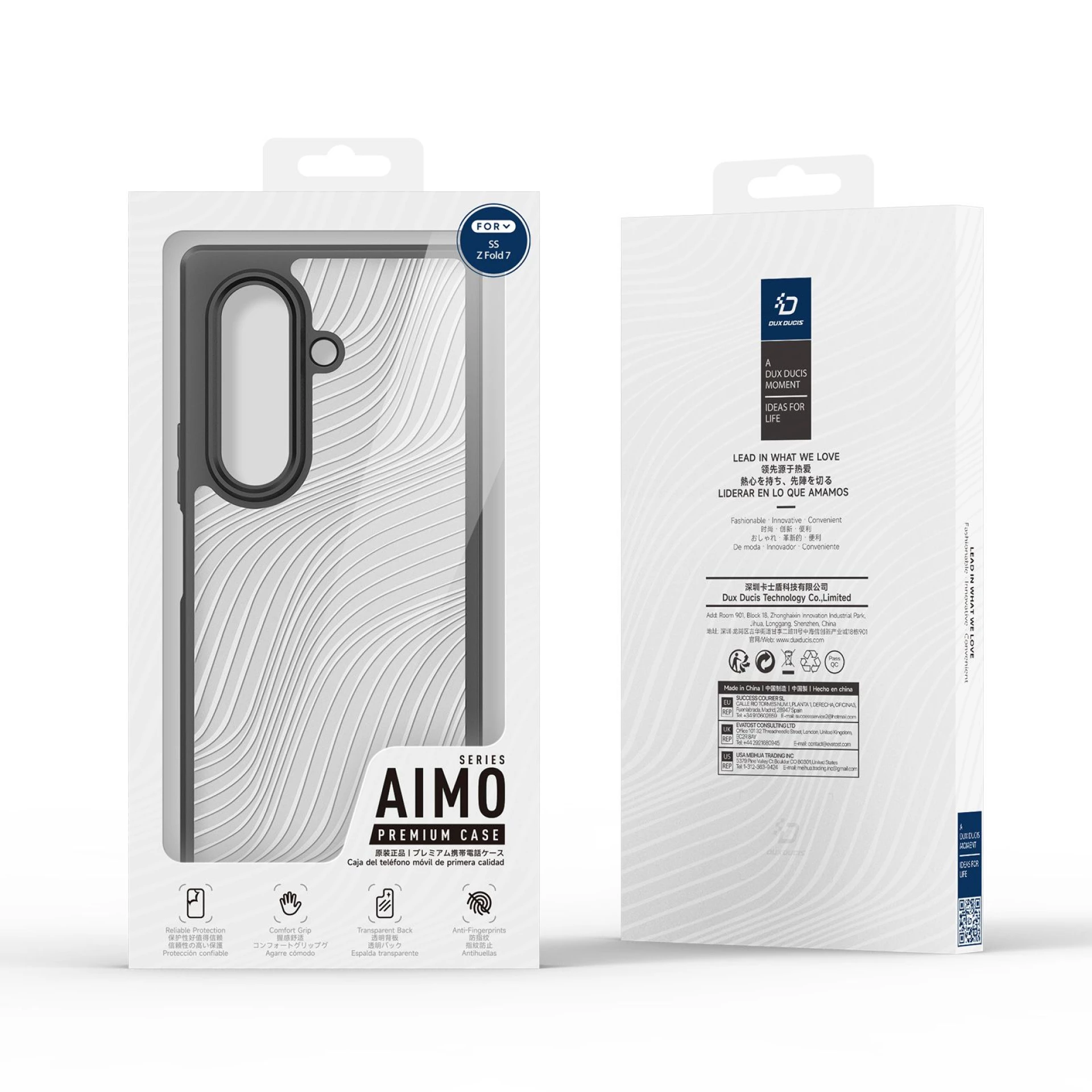 Maska Dux Ducis AIMO za Samsung Z Fold7 crna