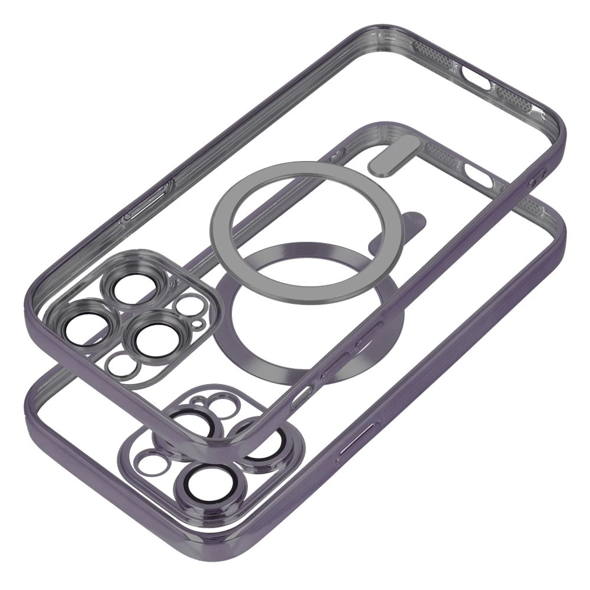 Maska Electro Mag cover za iPhone 15 Pro crna