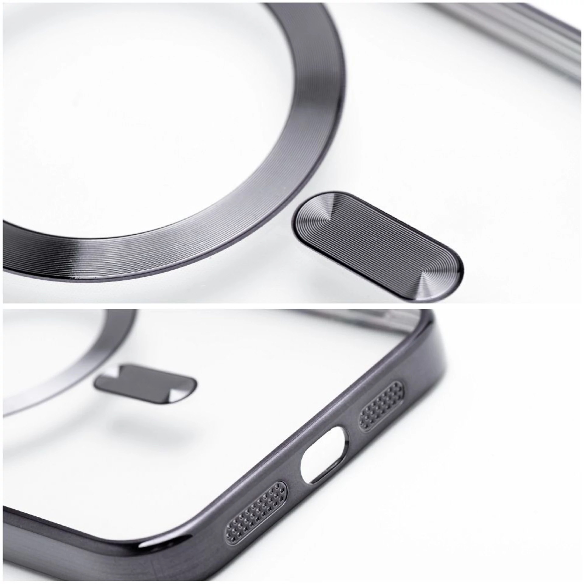 Maska Electro Mag cover za iPhone 15 Pro crna