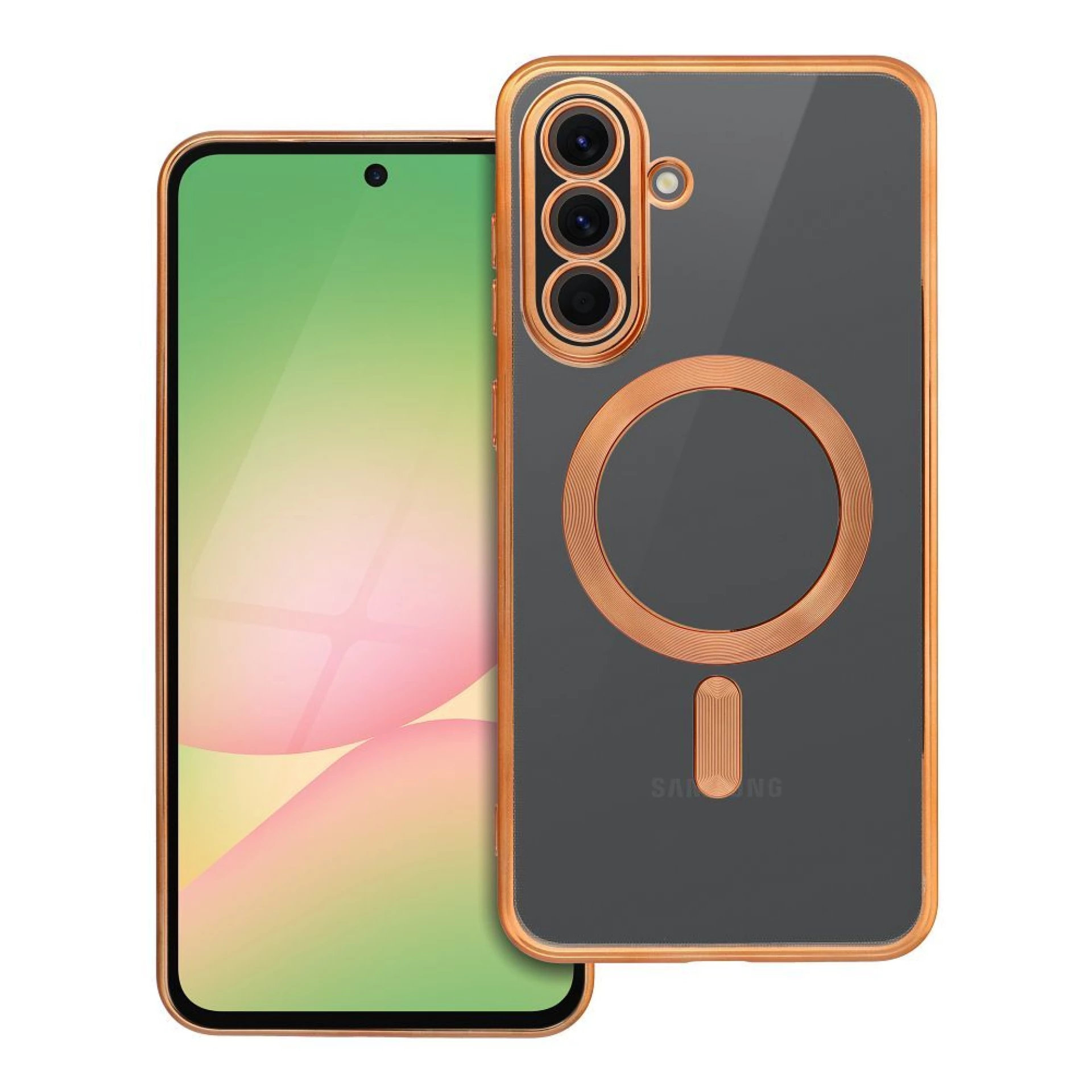 Maska Electro Mag cover za Samsung A56 gold