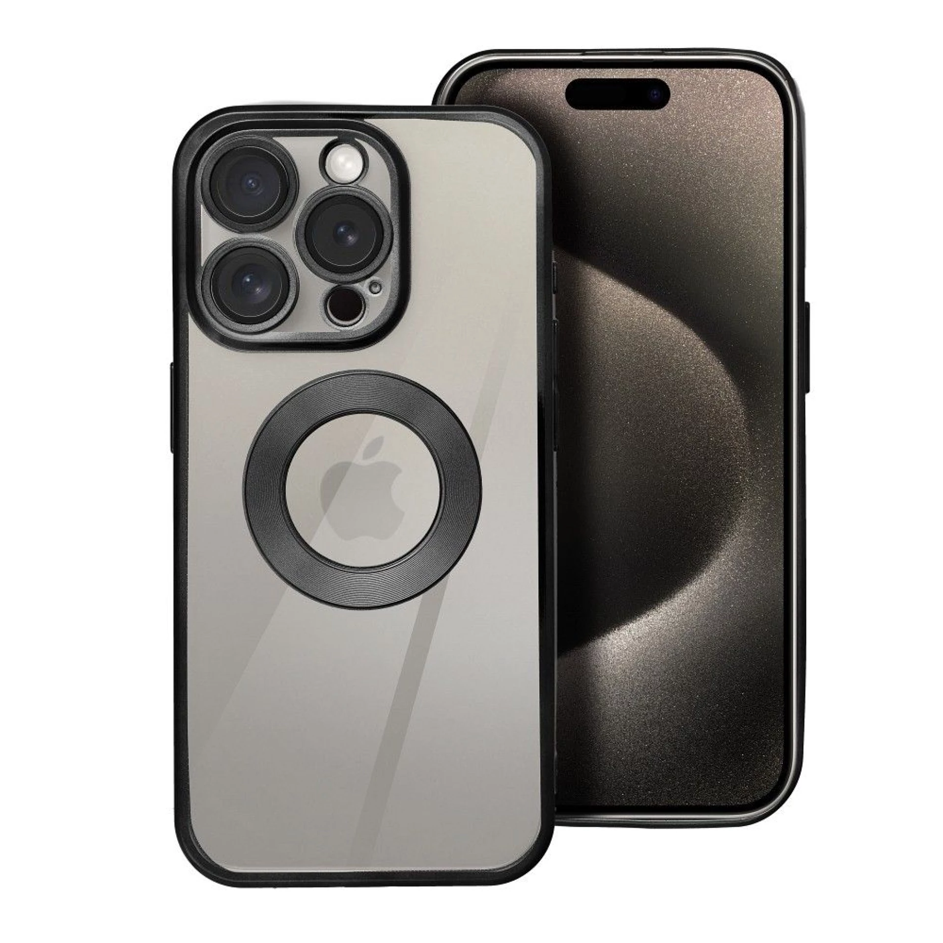 Maska GLAM Case za iPhone 15 Pro Max crna