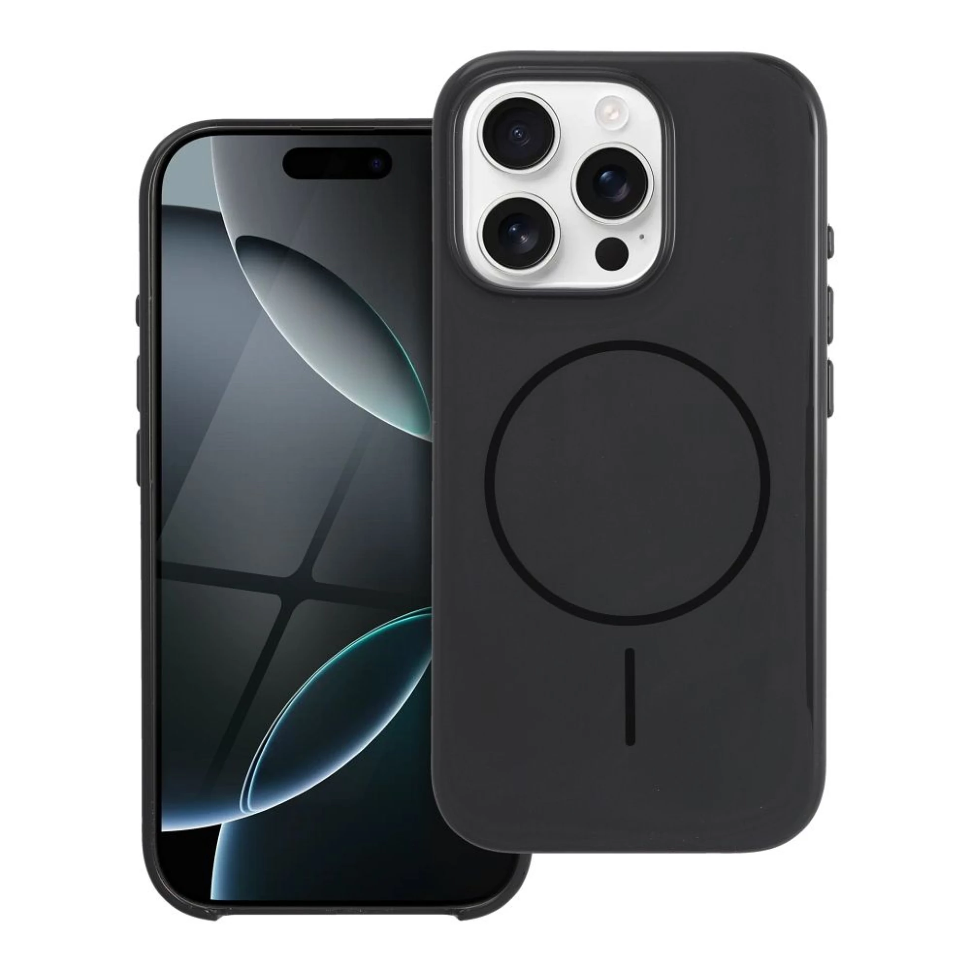 Maska Glossy Mag Cover za iPhone 14 Pro crna