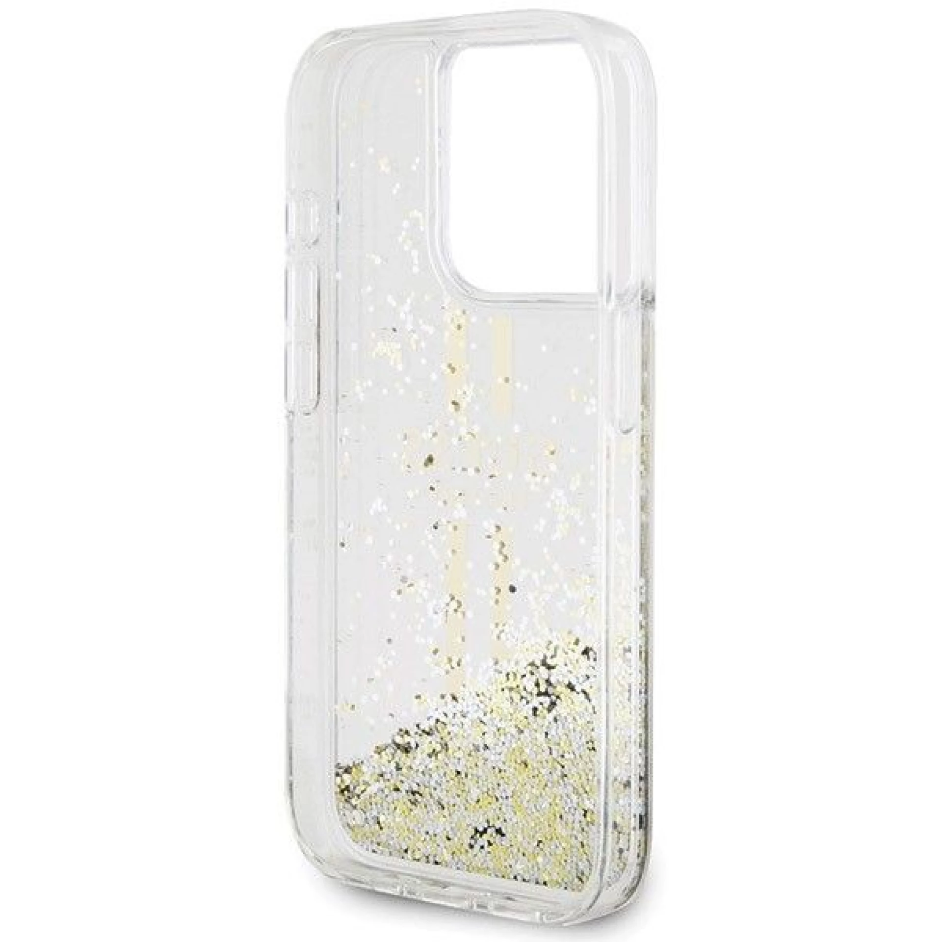 Maska GUESS Original faceplate za iPhone 15 Pro (Liquid Glitter)