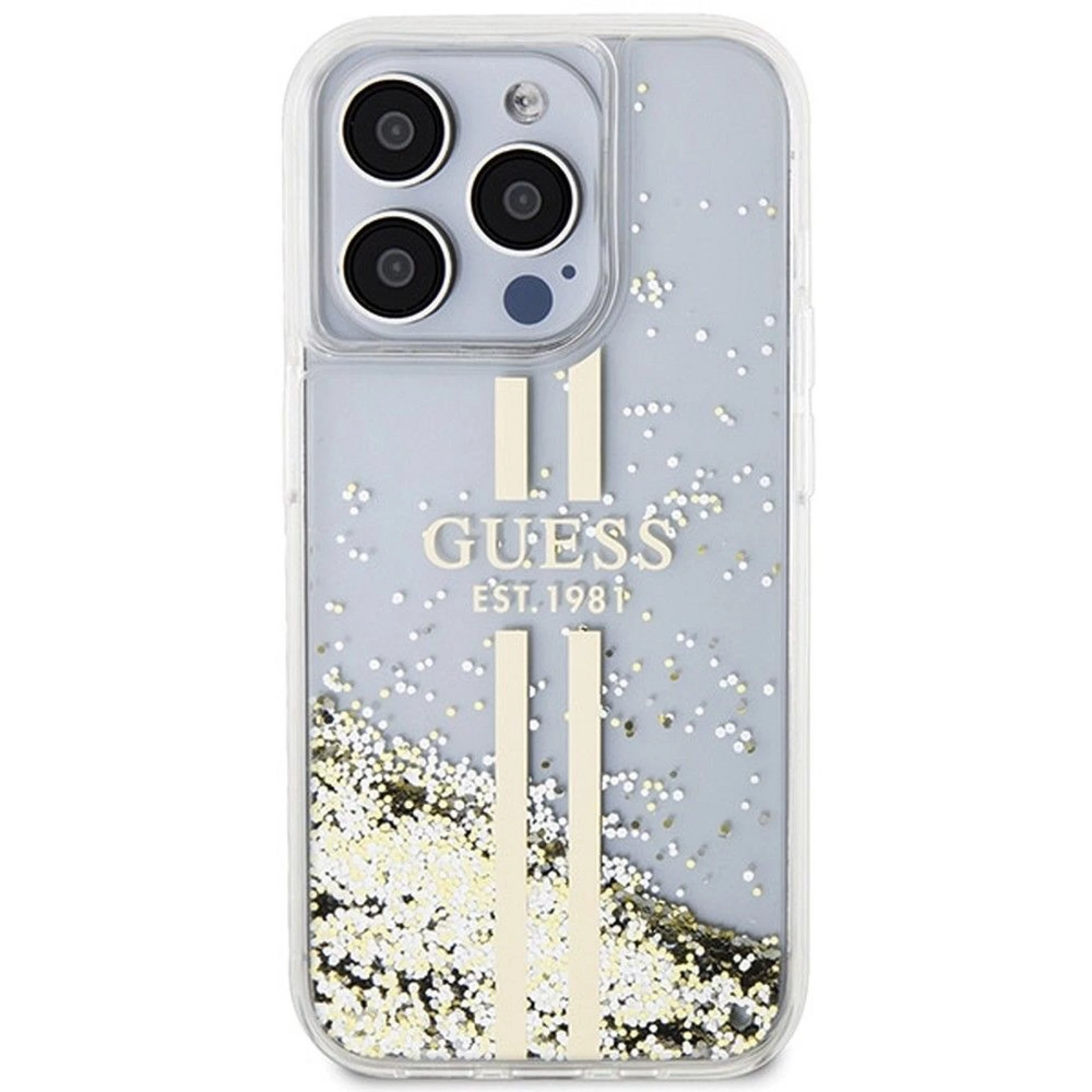 Maska GUESS Original faceplate za iPhone 15 Pro Max (Liquid Glitter)