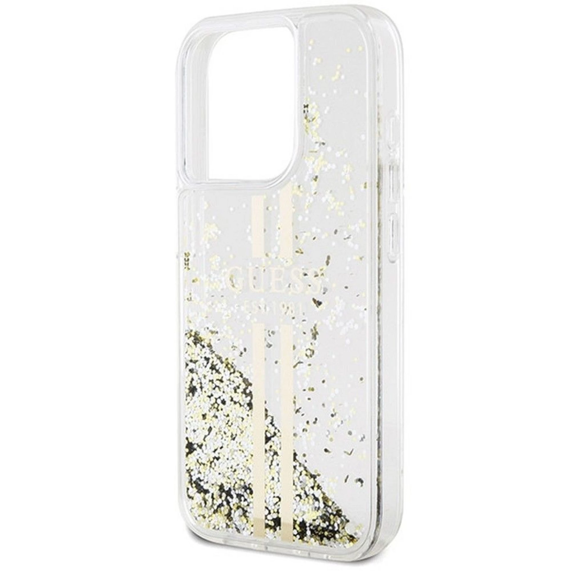 Maska GUESS Original faceplate za iPhone 15 Pro Max (Liquid Glitter)