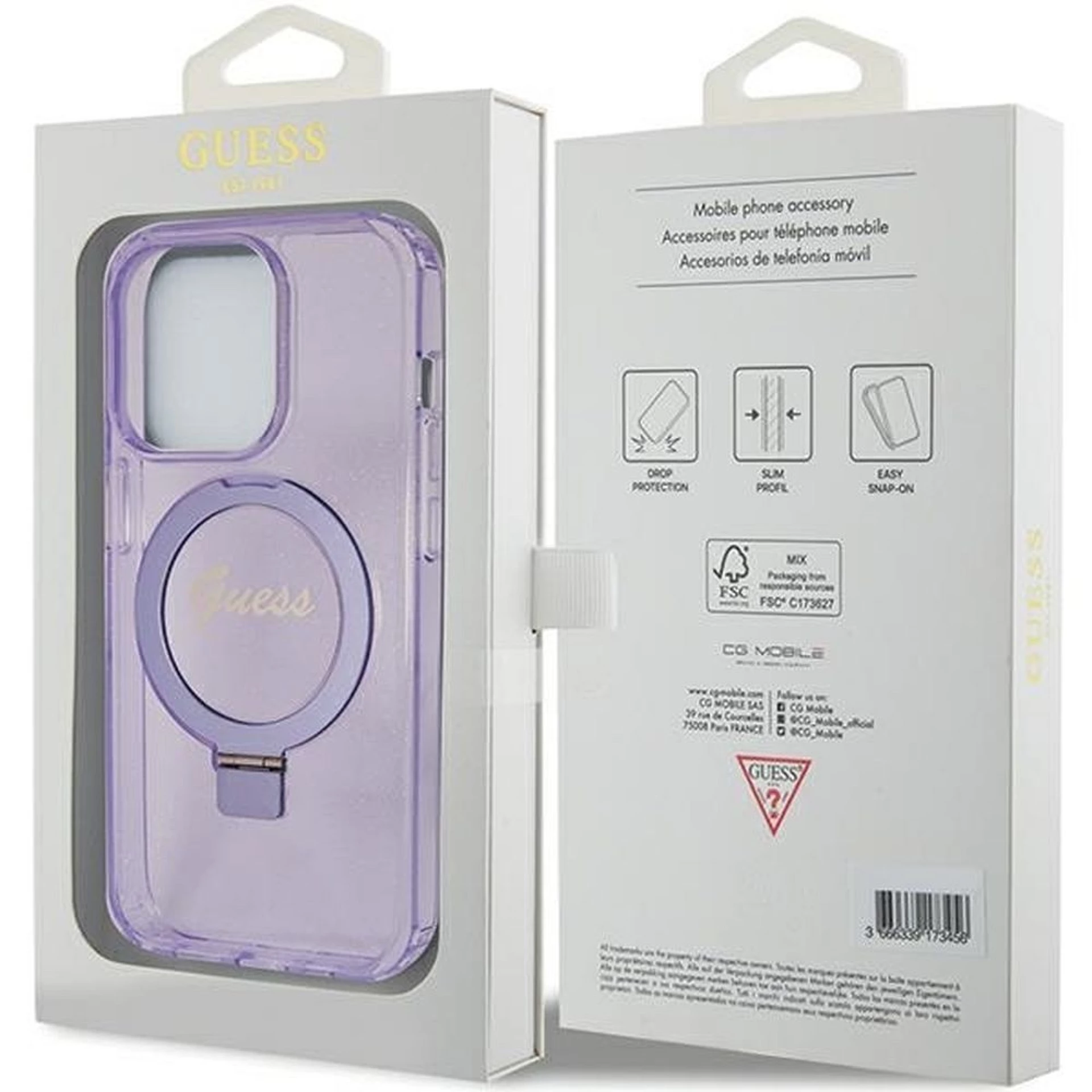 Maska GUESS Original faceplate za iPhone 15 Pro Max (Magsafe Compatible)