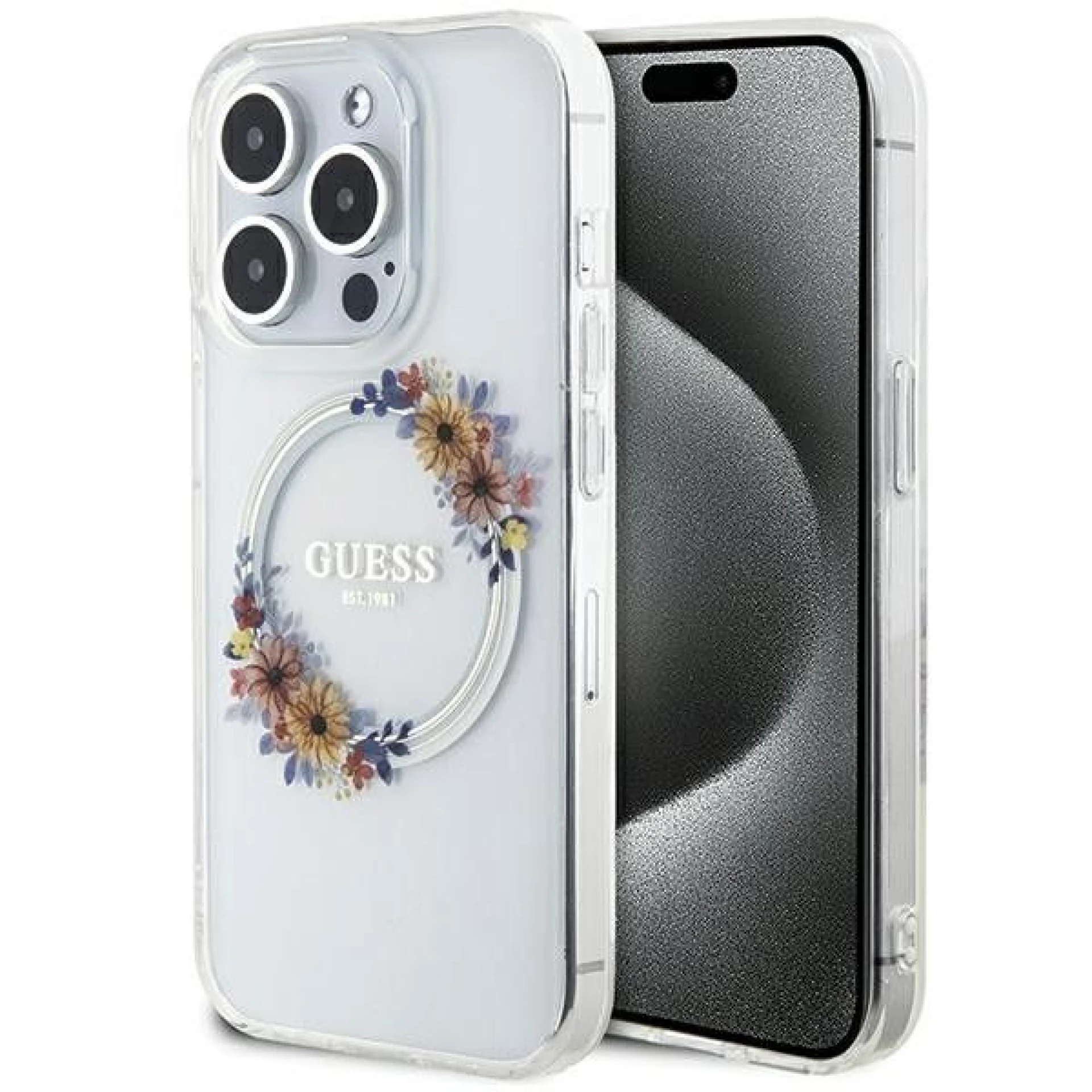 Maska GUESS Original faceplate za iPhone 15 Pro Max (Magsafe compatible)