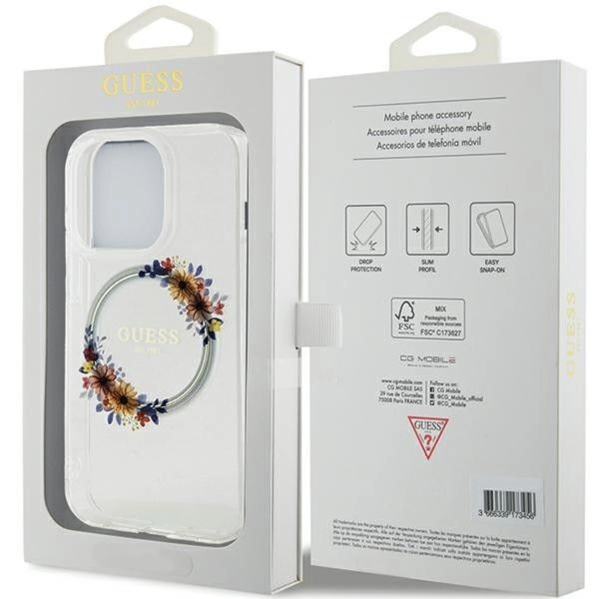 Maska GUESS Original faceplate za iPhone 15 Pro Max (Magsafe compatible)