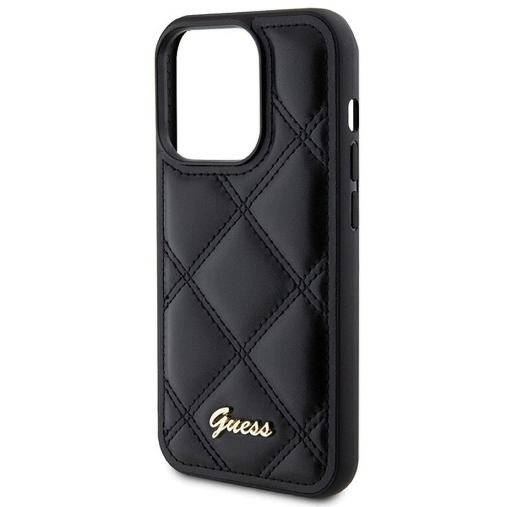 Maska GUESS Original faceplate za iPhone 15 Pro Max (Quilted Metal)