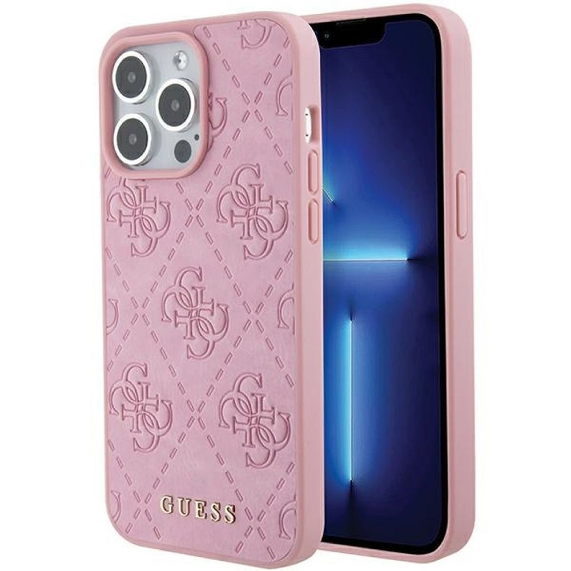 Maska GUESS Original faceplate za iPhone 15 PRO (Quilted 4G Class)