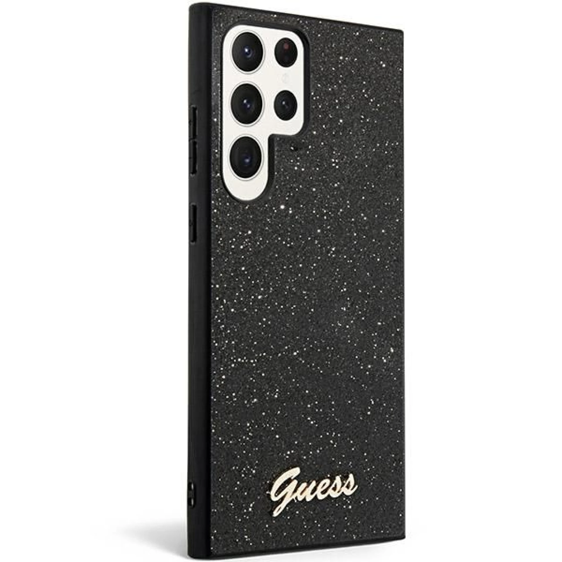 Maska GUESS Original faceplate za Samsung S24 Ultra (Glitter  Script)