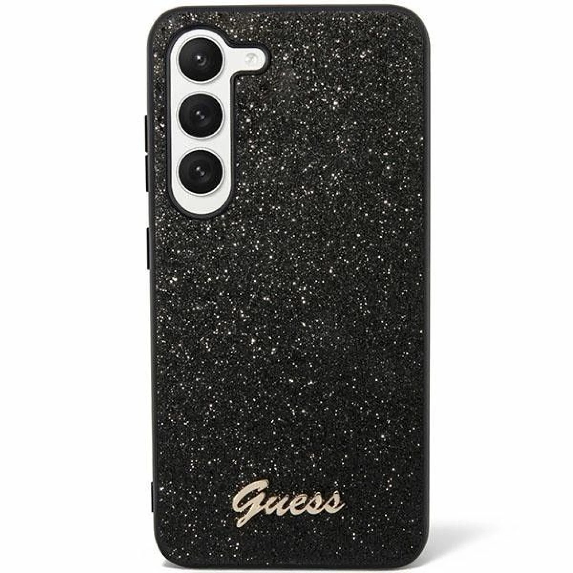 Maska GUESS Original faceplate za Samsung S24 Ultra (Glitter  Script)
