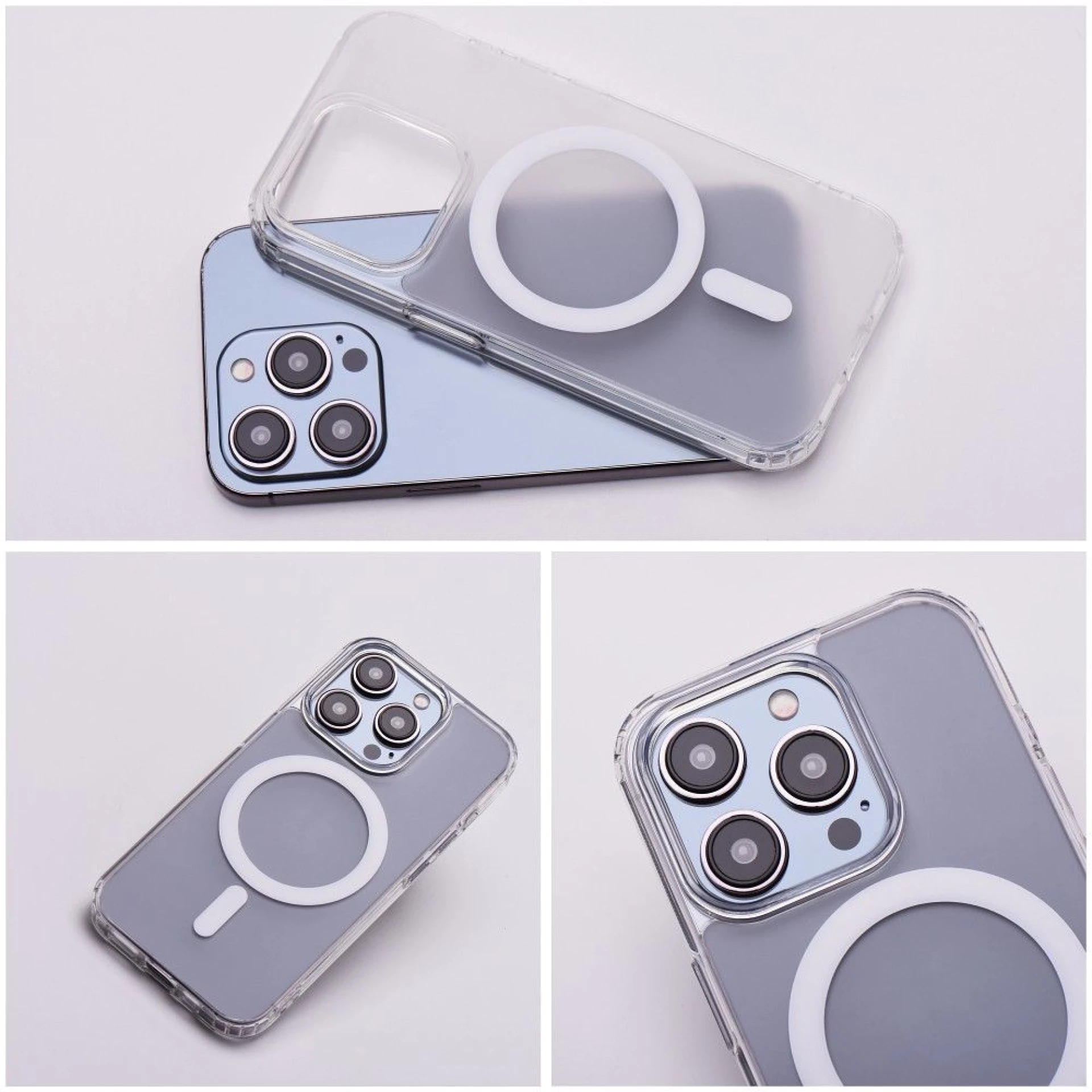 Maska kompatibilna sa MagSafe za IPHONE 13 Pro Max transparent
