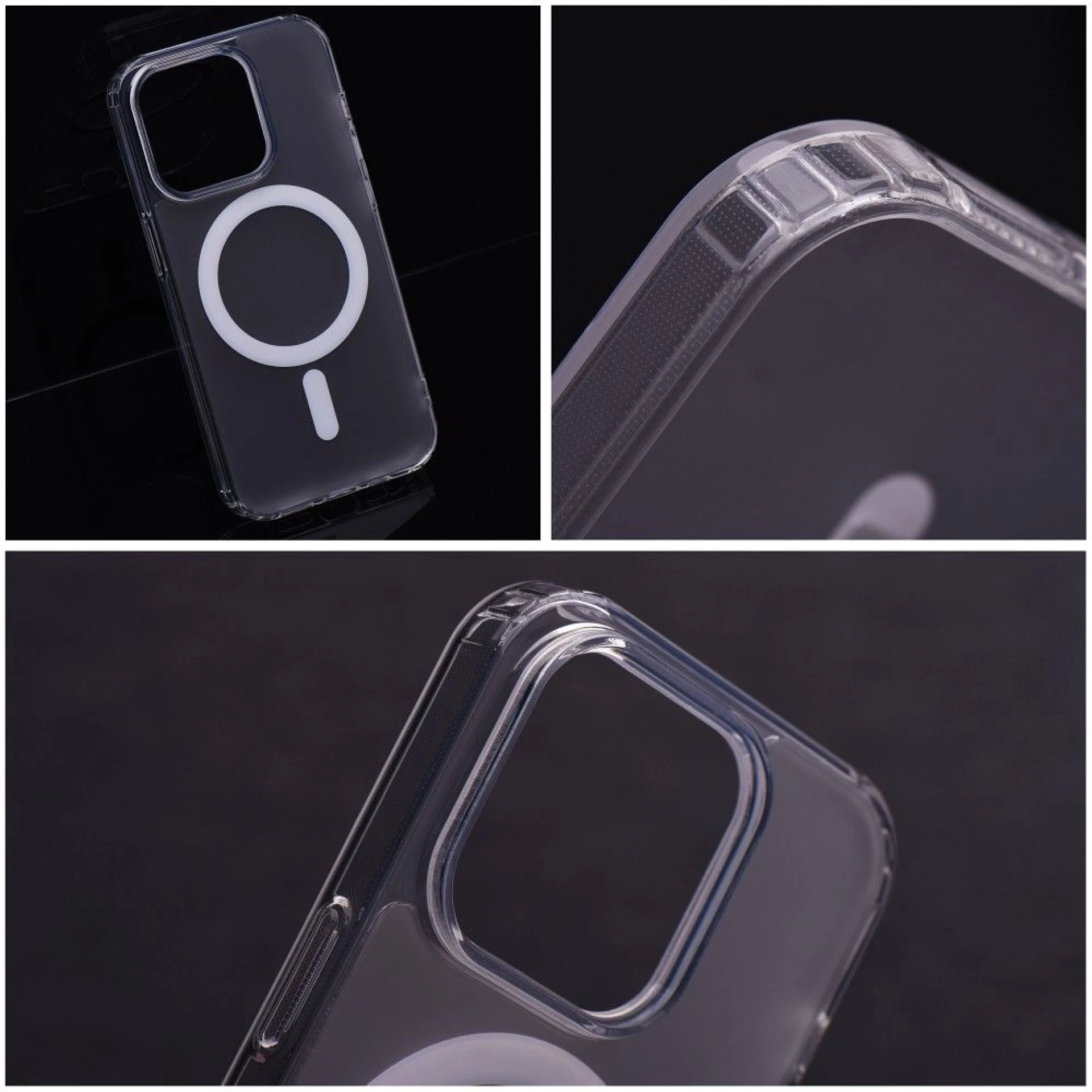 Maska kompatibilna sa MagSafe za IPHONE 13 Pro Max transparent