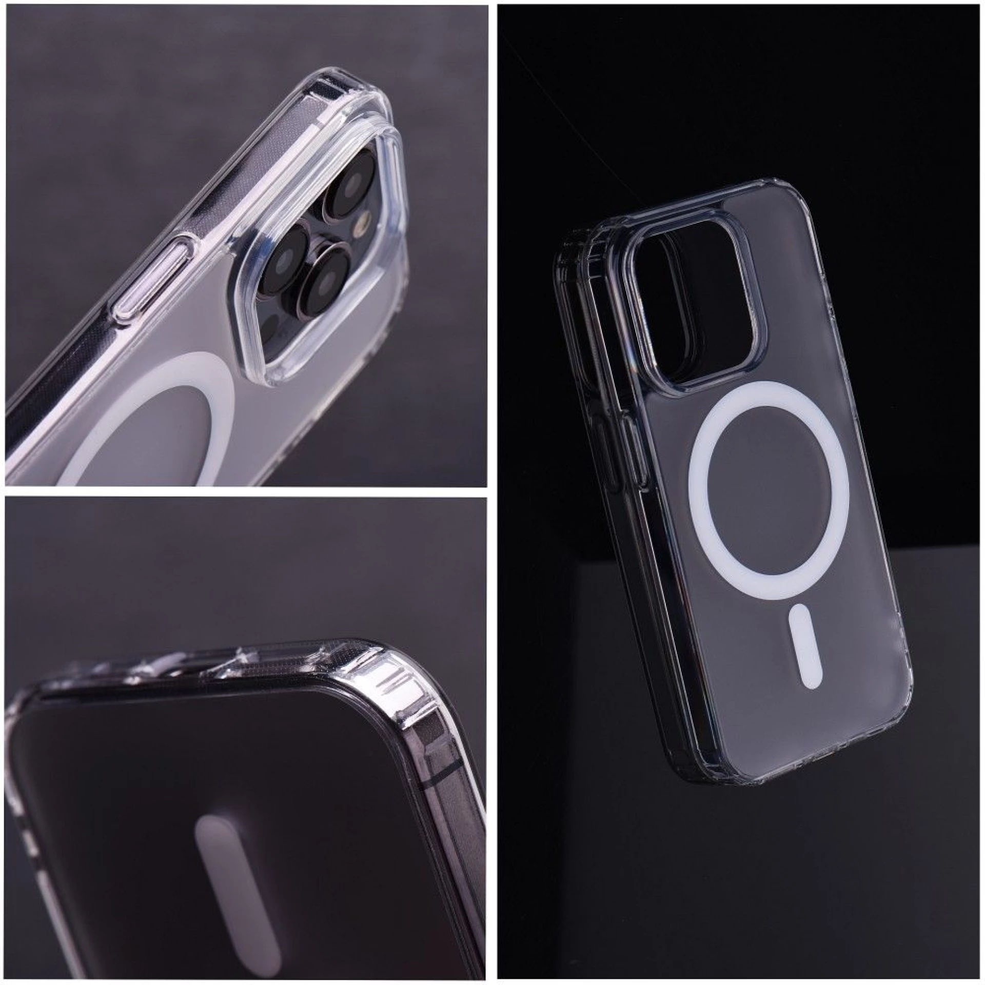 Maska kompatibilna sa MagSafe za IPHONE 13 Pro Max transparent