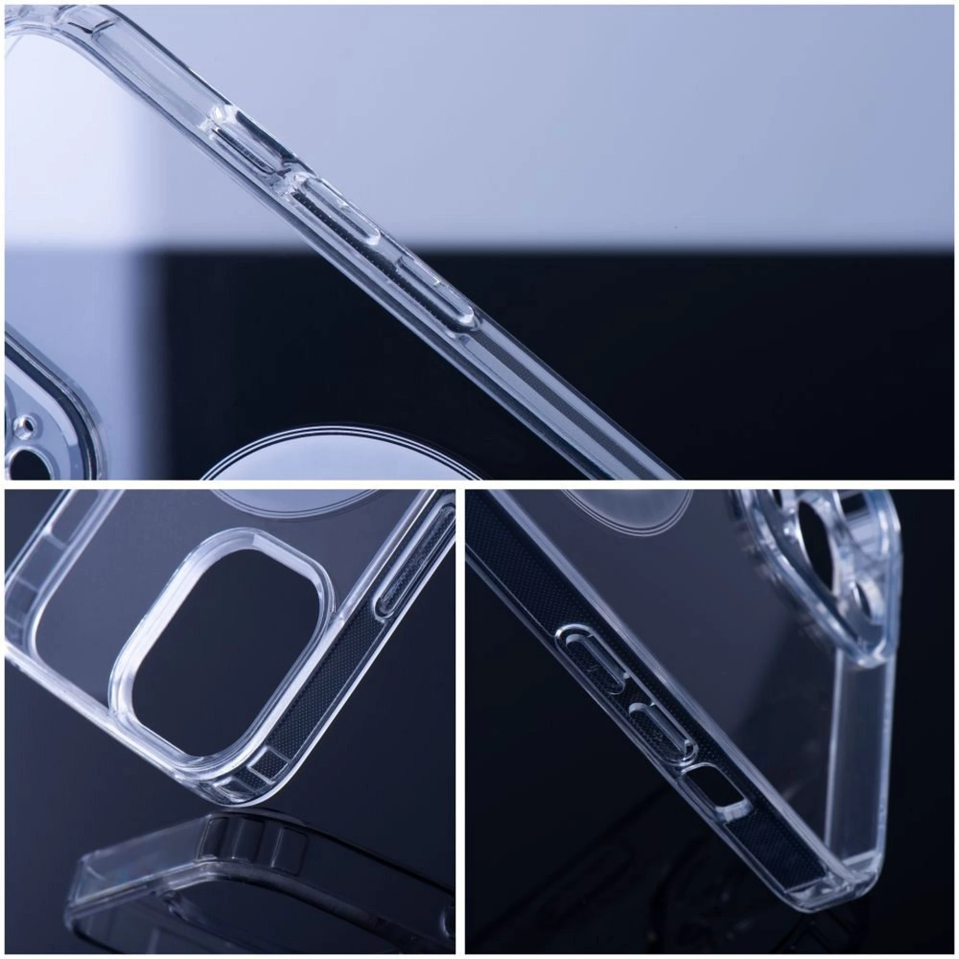 Maska kompatibilna sa MagSafe za IPHONE 15 Plus transparent