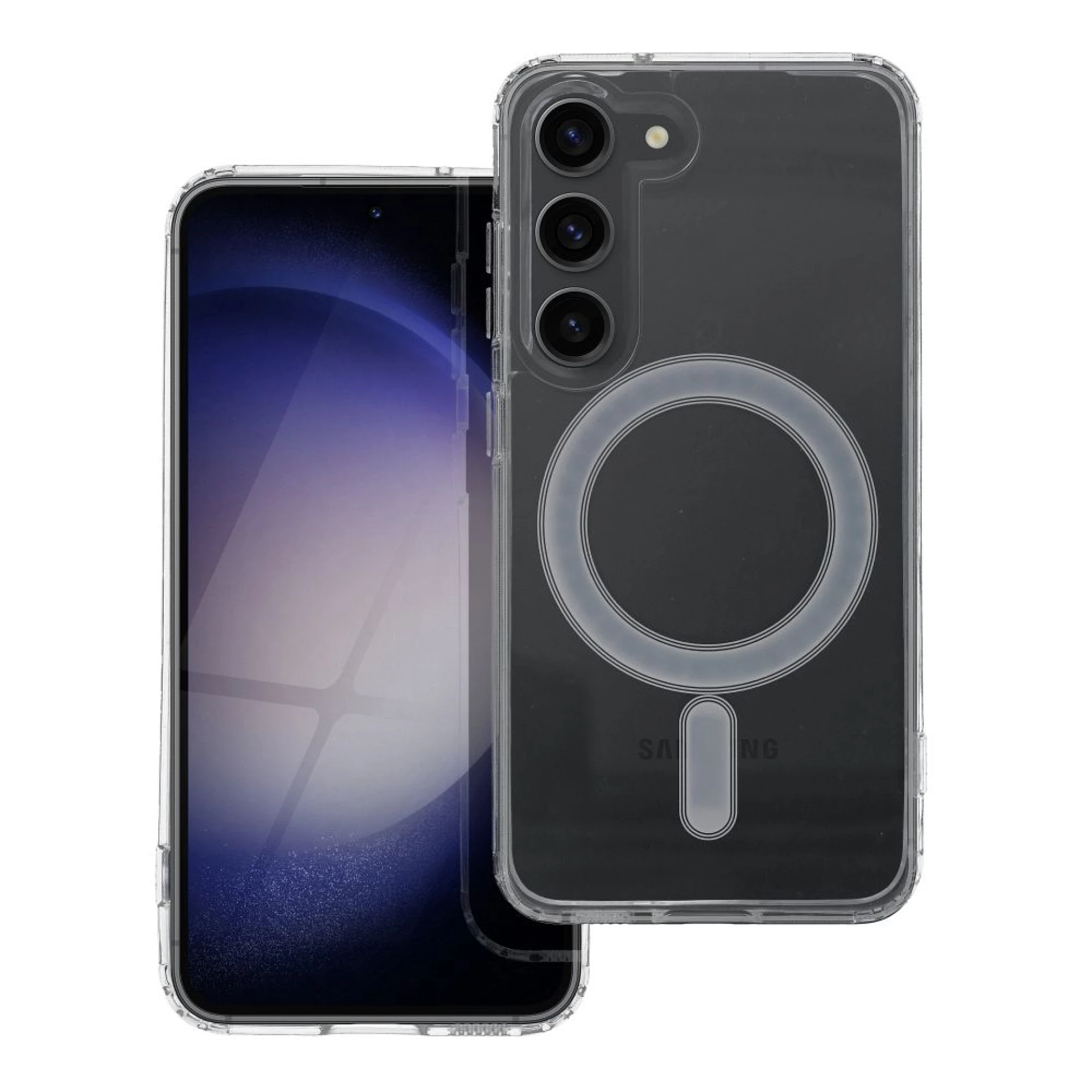 Maska kompatibilna sa MagSafe za SAMSUNG S23 transparent