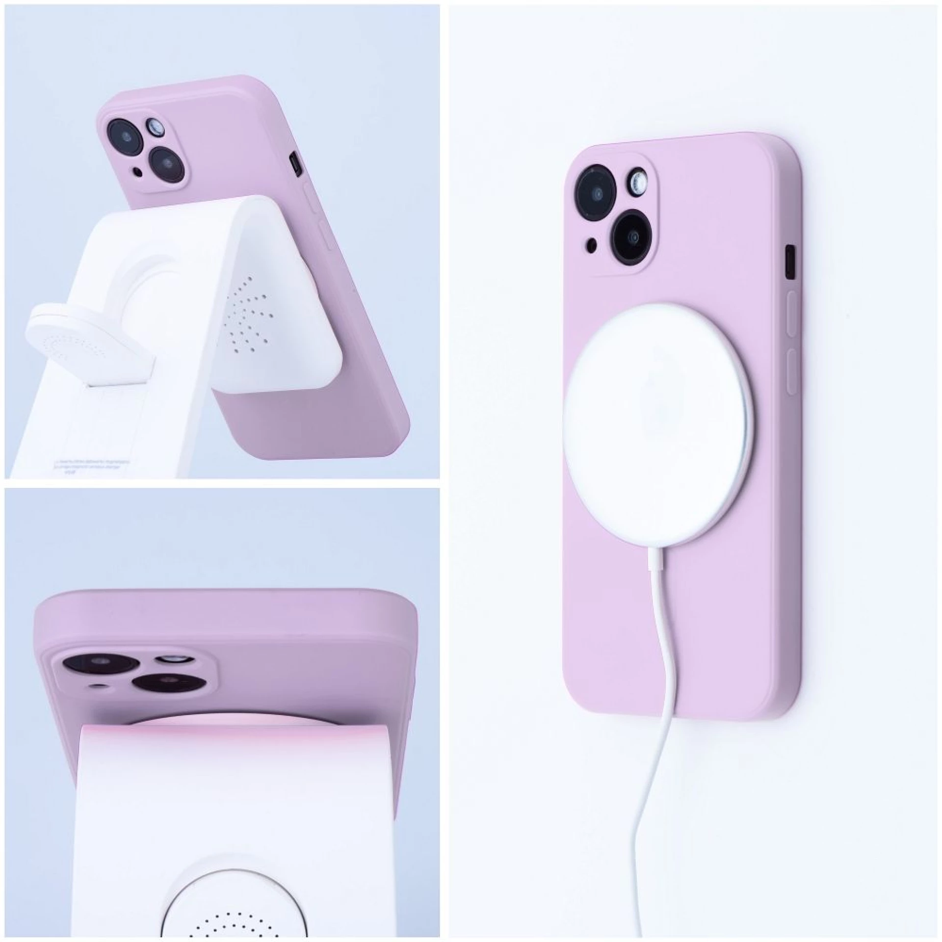 Maska kompatibilna sa MagSafe za SAMSUNG S24 pink