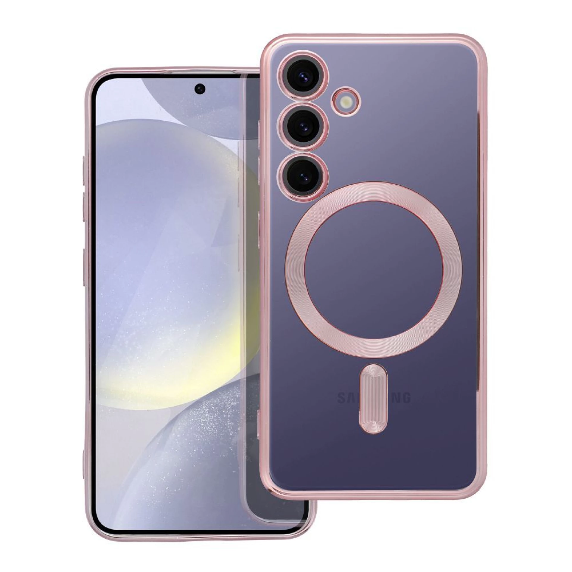Maska kompatibilna sa MagSafe za SAMSUNG S24 rose gold