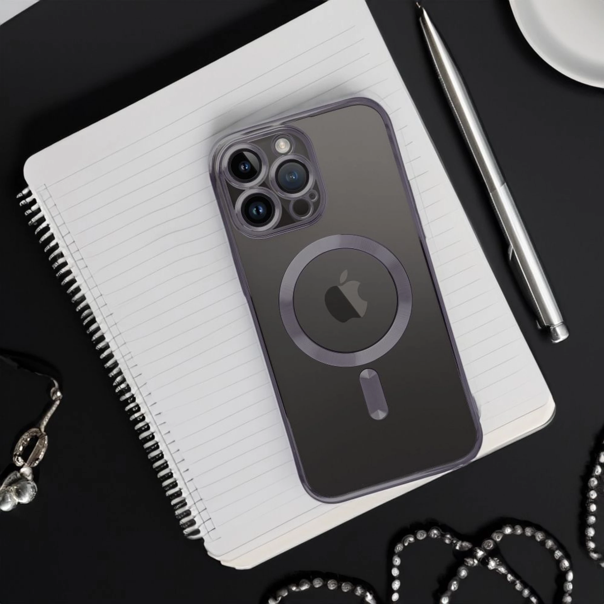 Maska Electro Mag cover za Samsung S24 Ultra crna