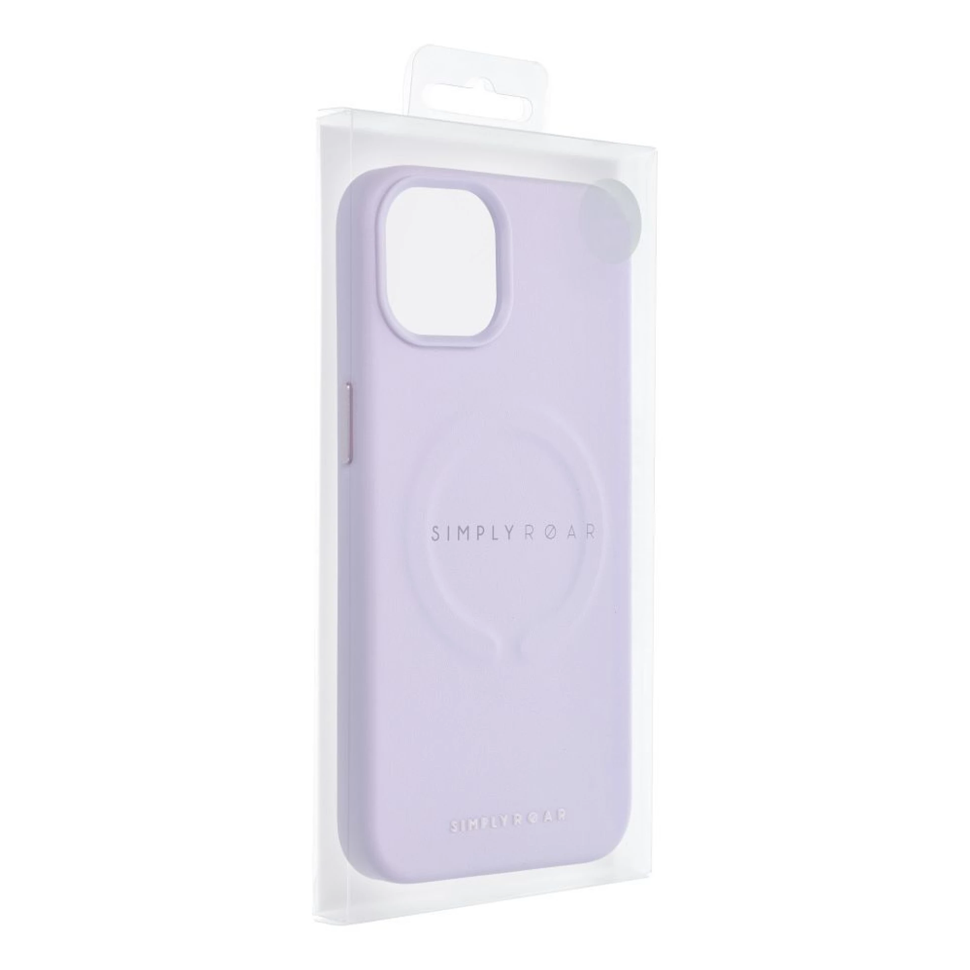 Maska ROAR Leather MAG za iPhone 14 Pro purple