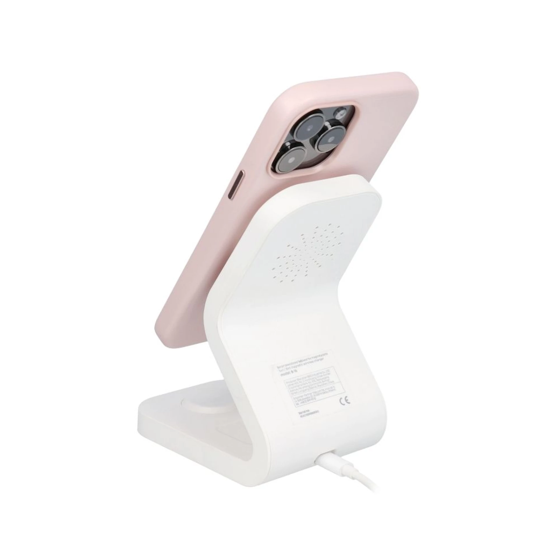 Maska LEATHER MAG cover za Samsung S25 Ultra sand pink