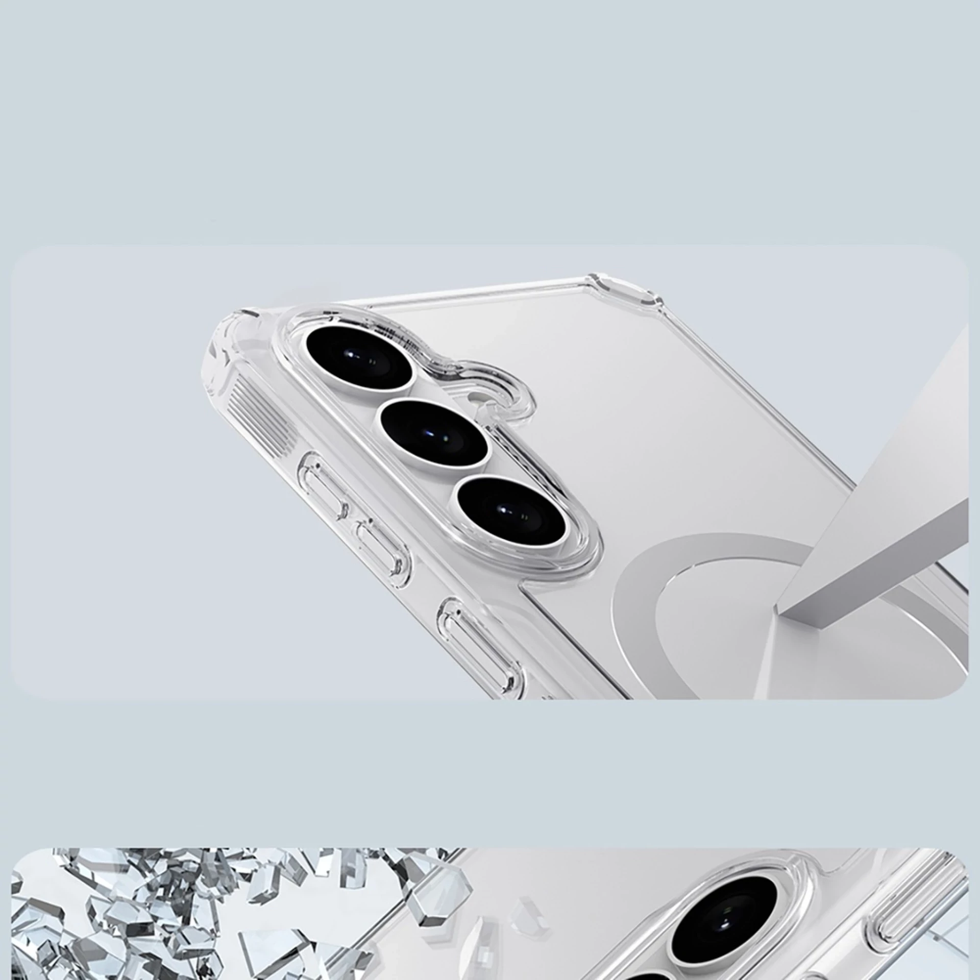 Maska Nillkin Nature TPU Pro Case MagSafe za Samsung S26 providna