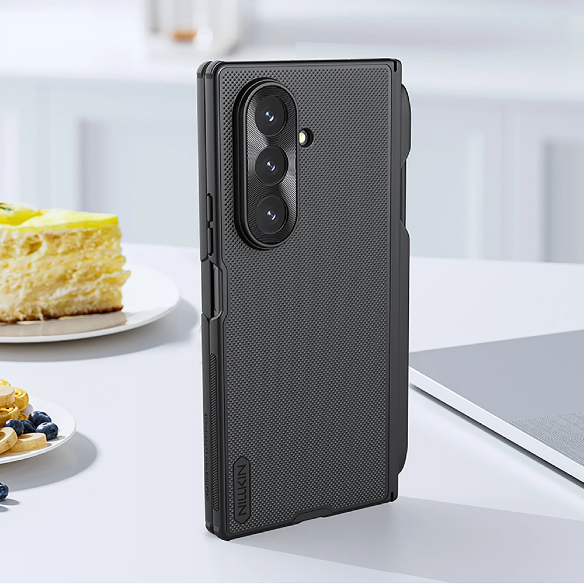 Maska Nillkin Super Frosted Shield Magnetic Case+S Pen za Samsung Z Fold7 crna