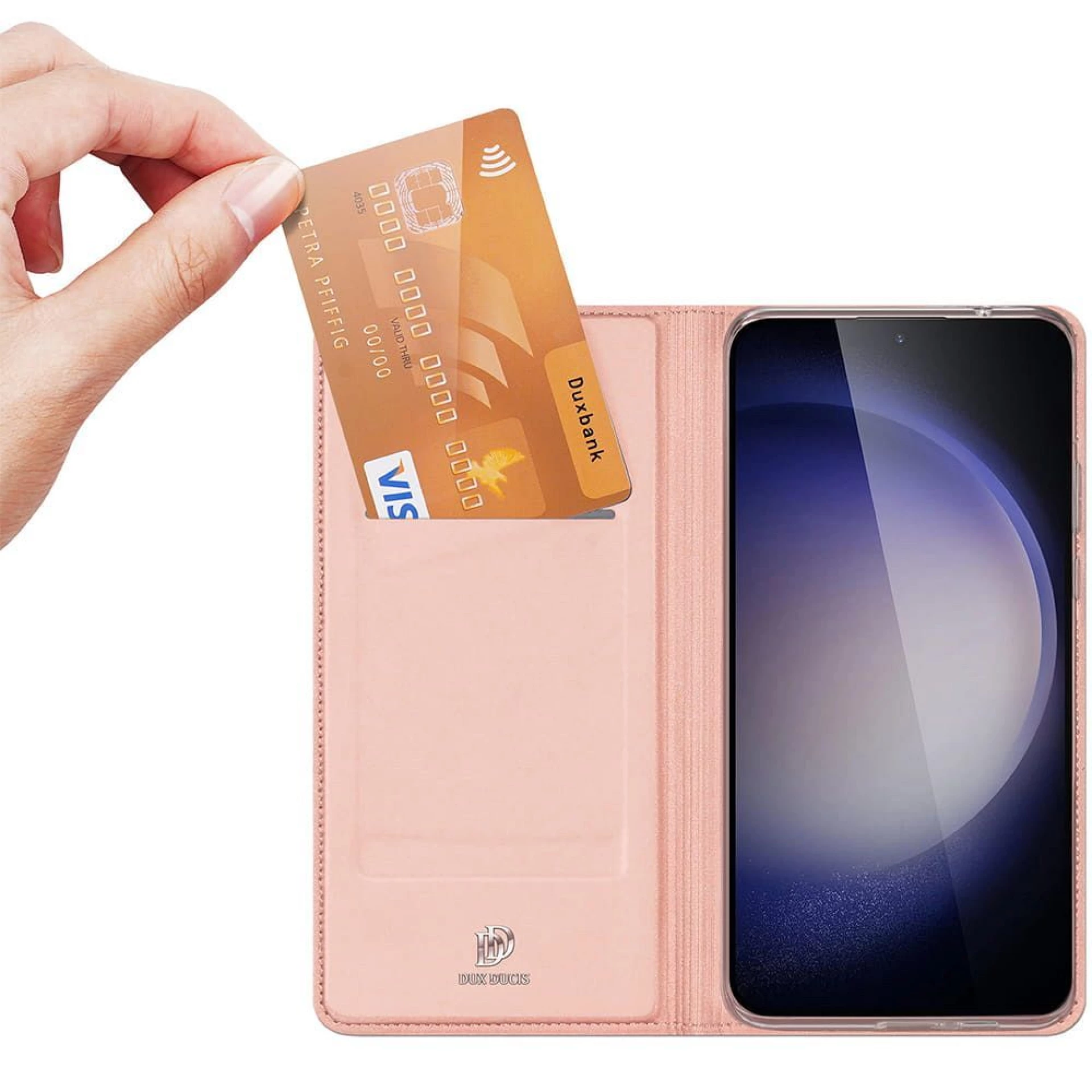 Maska novčanik za SAMSUNG S24 Ultra rose