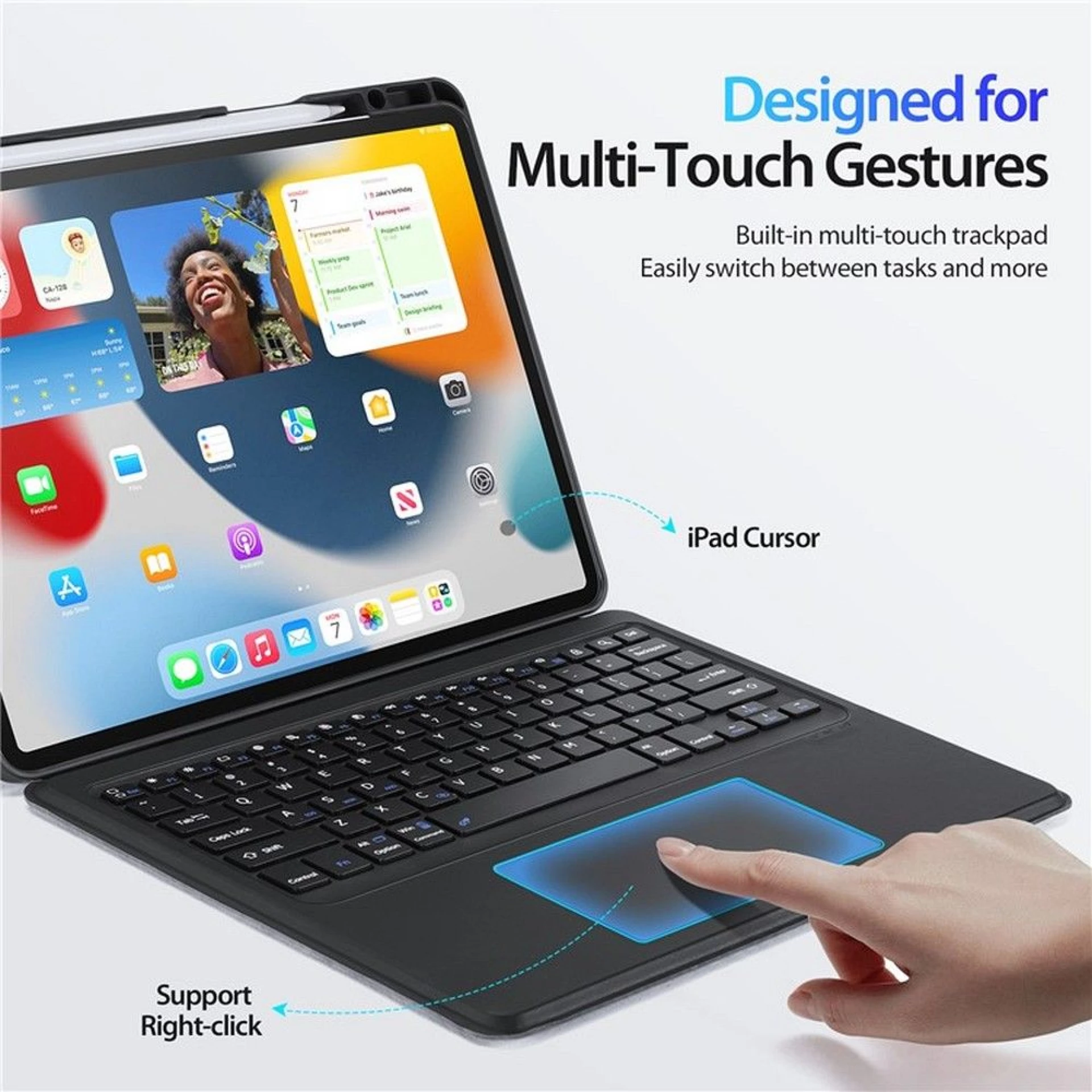 Maska preklopna s bežičnom tastaturom za iPad Pro 12.9