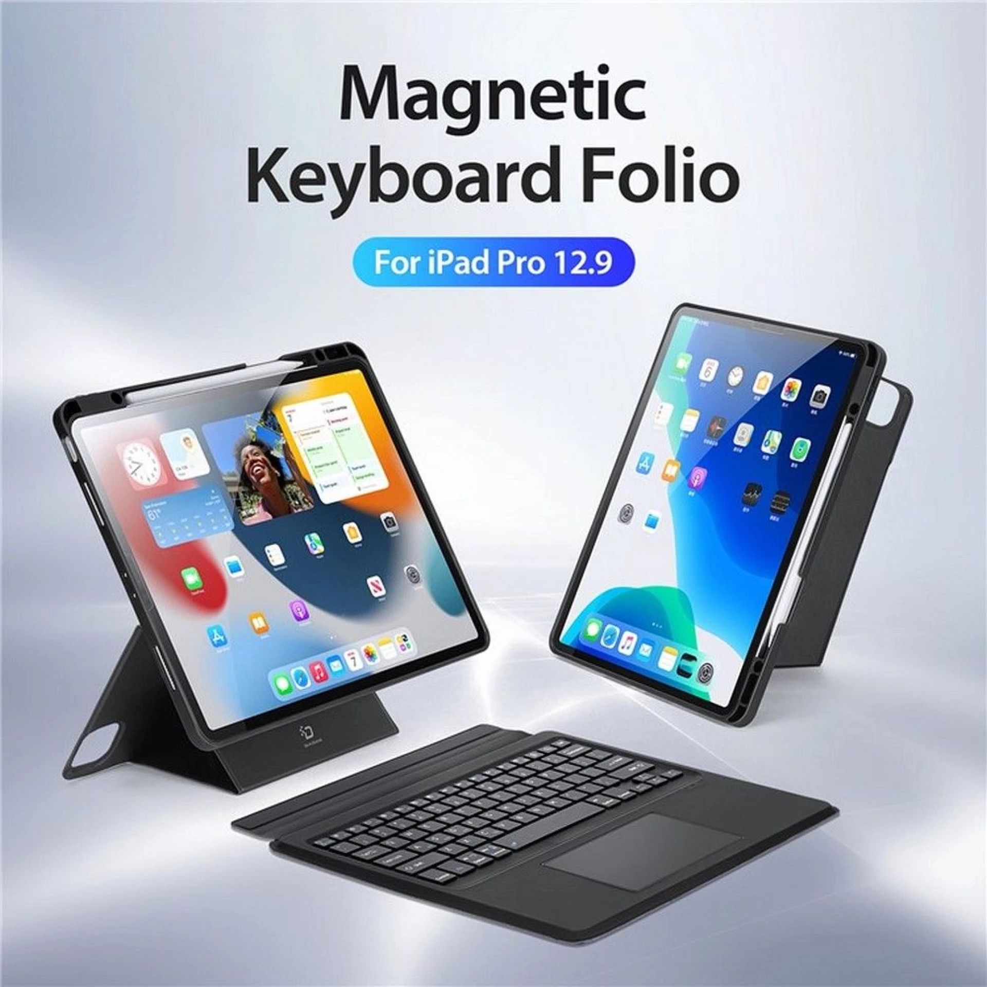 Maska preklopna s bežičnom tastaturom za iPad Pro 12.9
