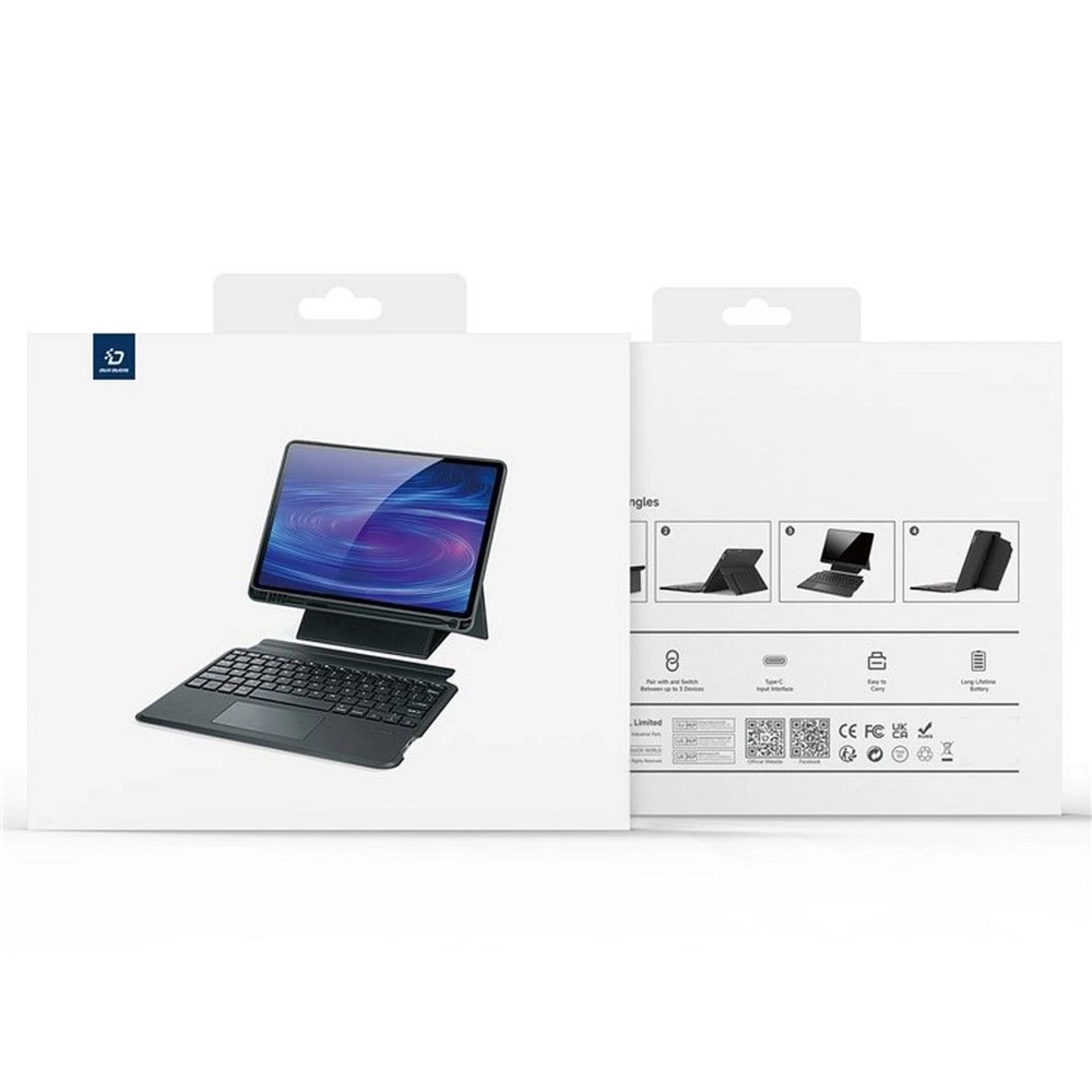 Maska preklopna s bežičnom tastaturom za iPad Pro 12.9