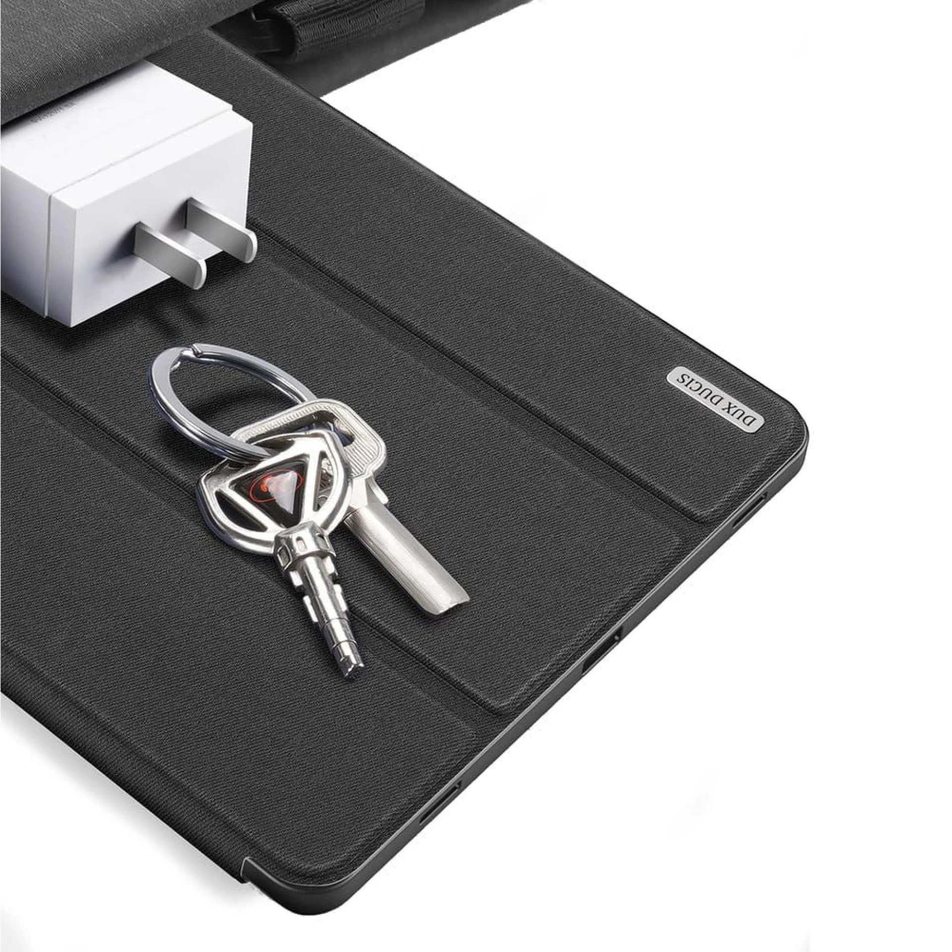 Futrola Dux Ducis DOMO s utorom za olovku za SAMSUNG Tab S9 / S10 crna