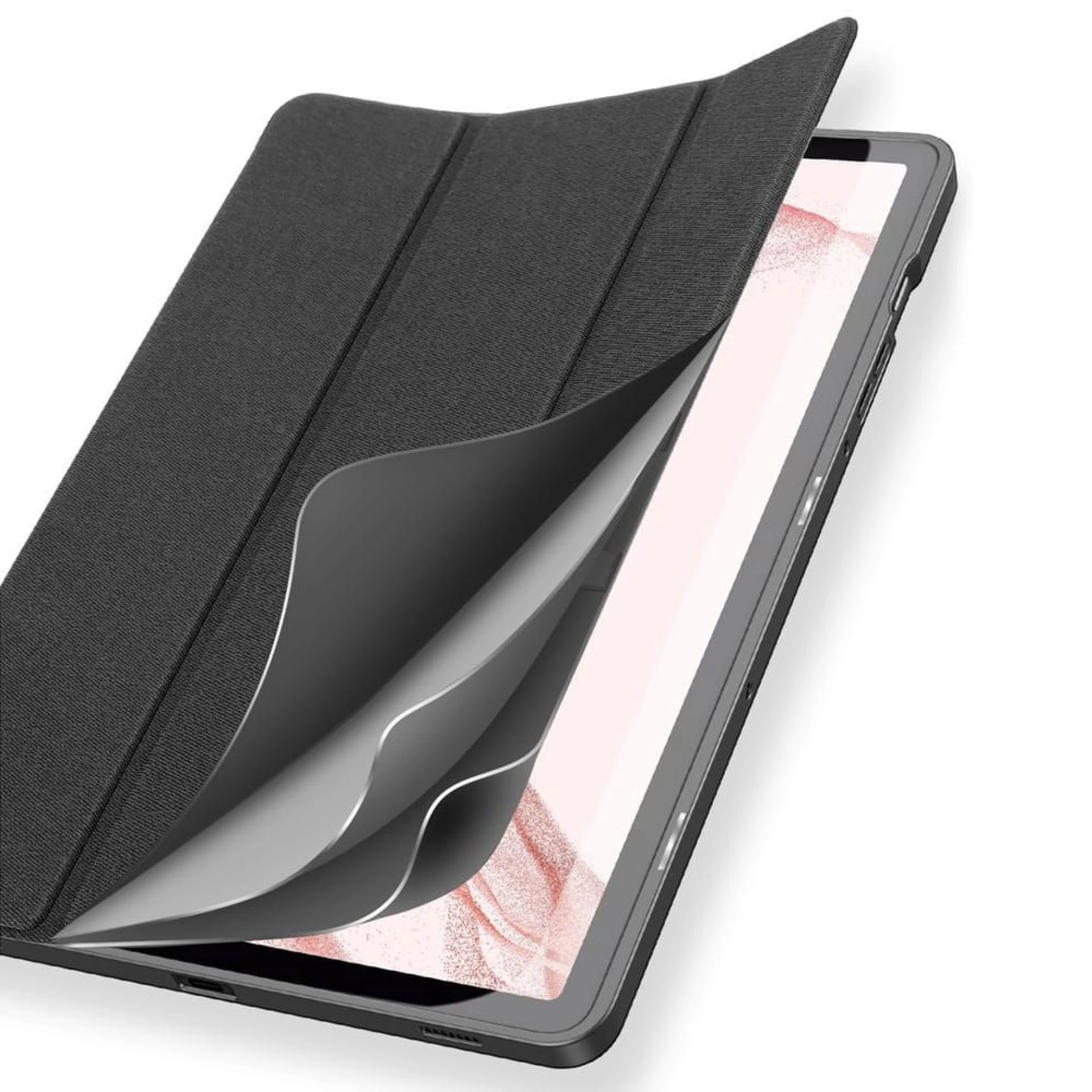 Futrola Dux Ducis DOMO s utorom za olovku za SAMSUNG Tab S9 / S10 crna
