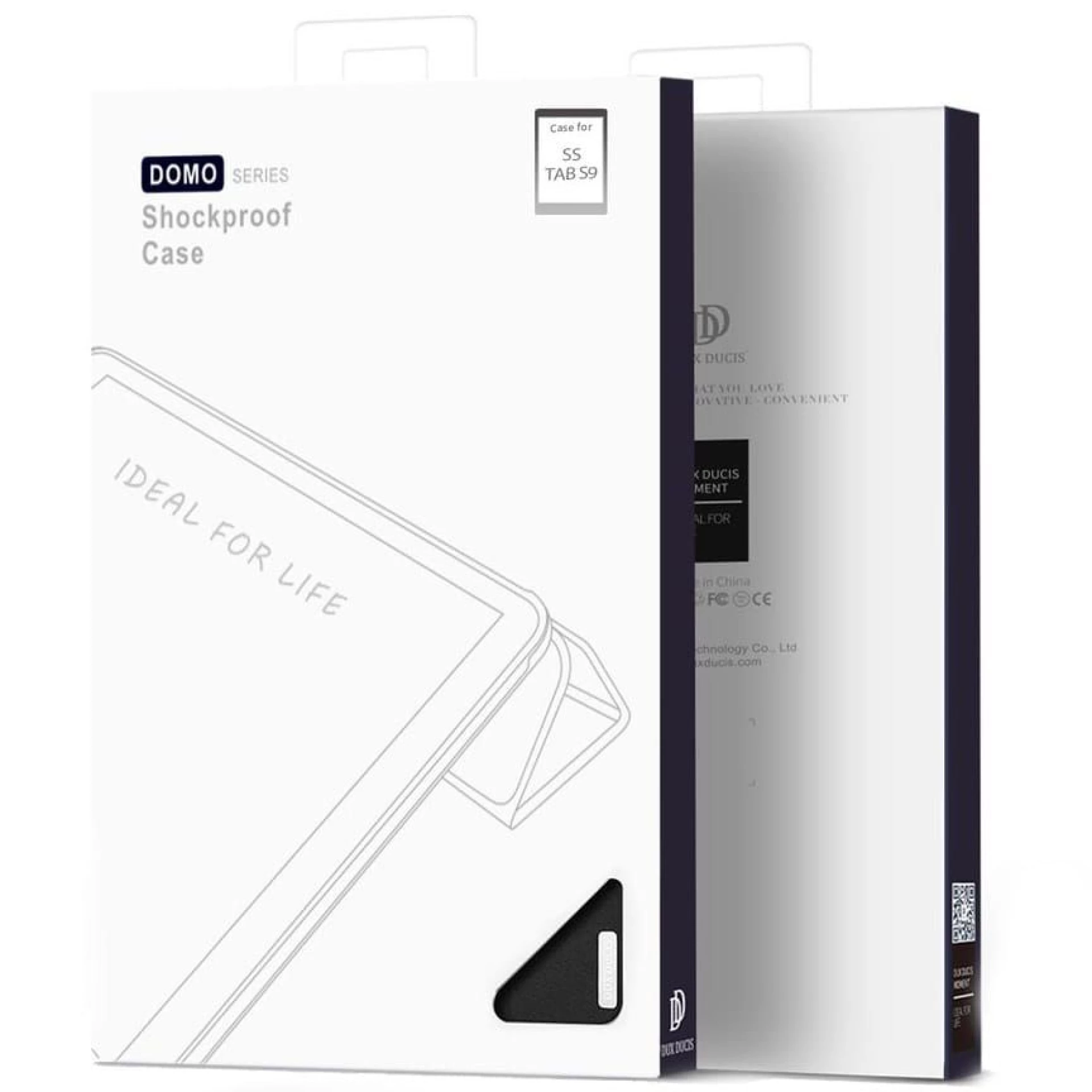 Futrola Dux Ducis DOMO s utorom za olovku za SAMSUNG Tab S9 / S10 crna