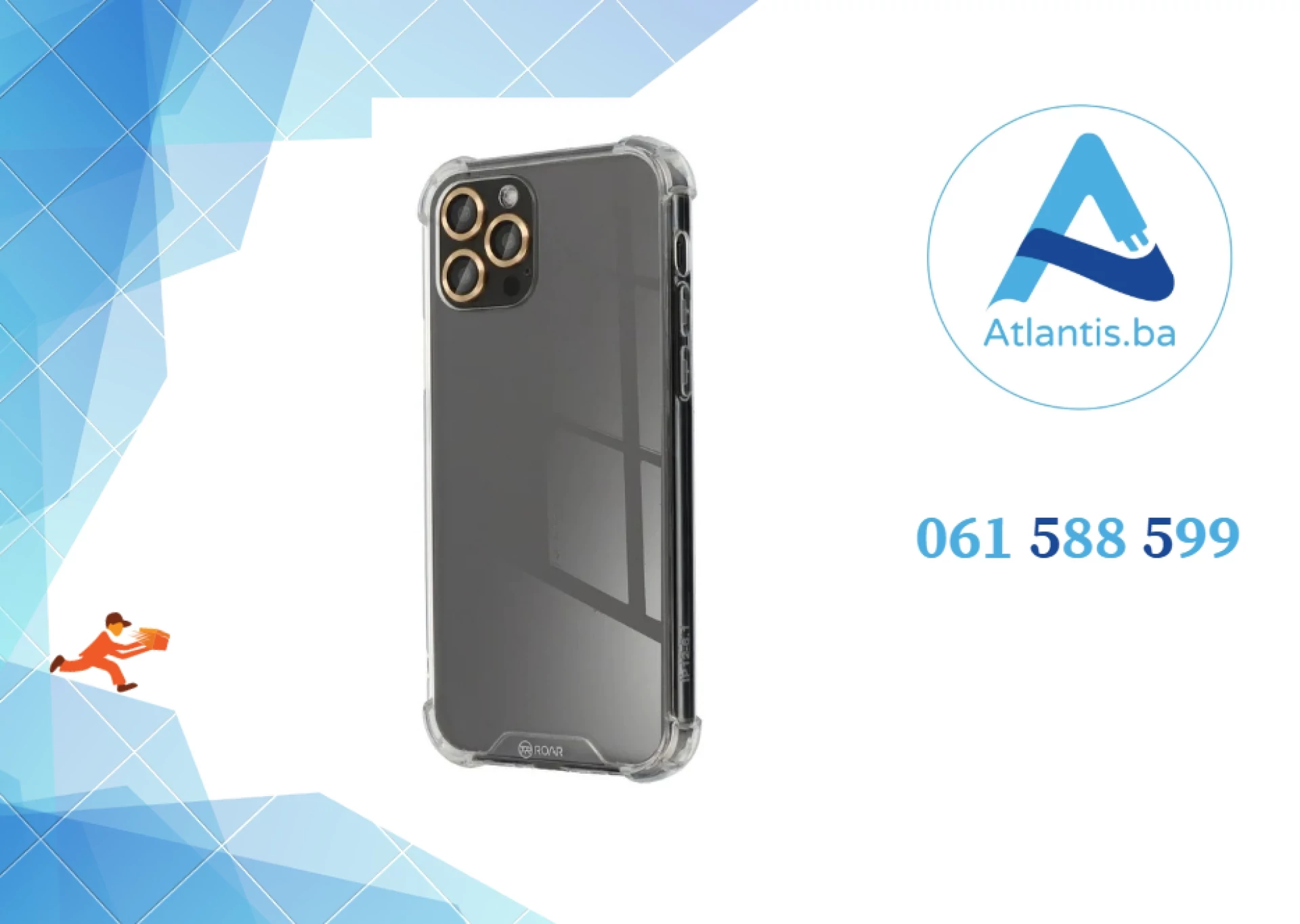 Maska Roar Armor Jelly  Case za iPhone 13 transparent