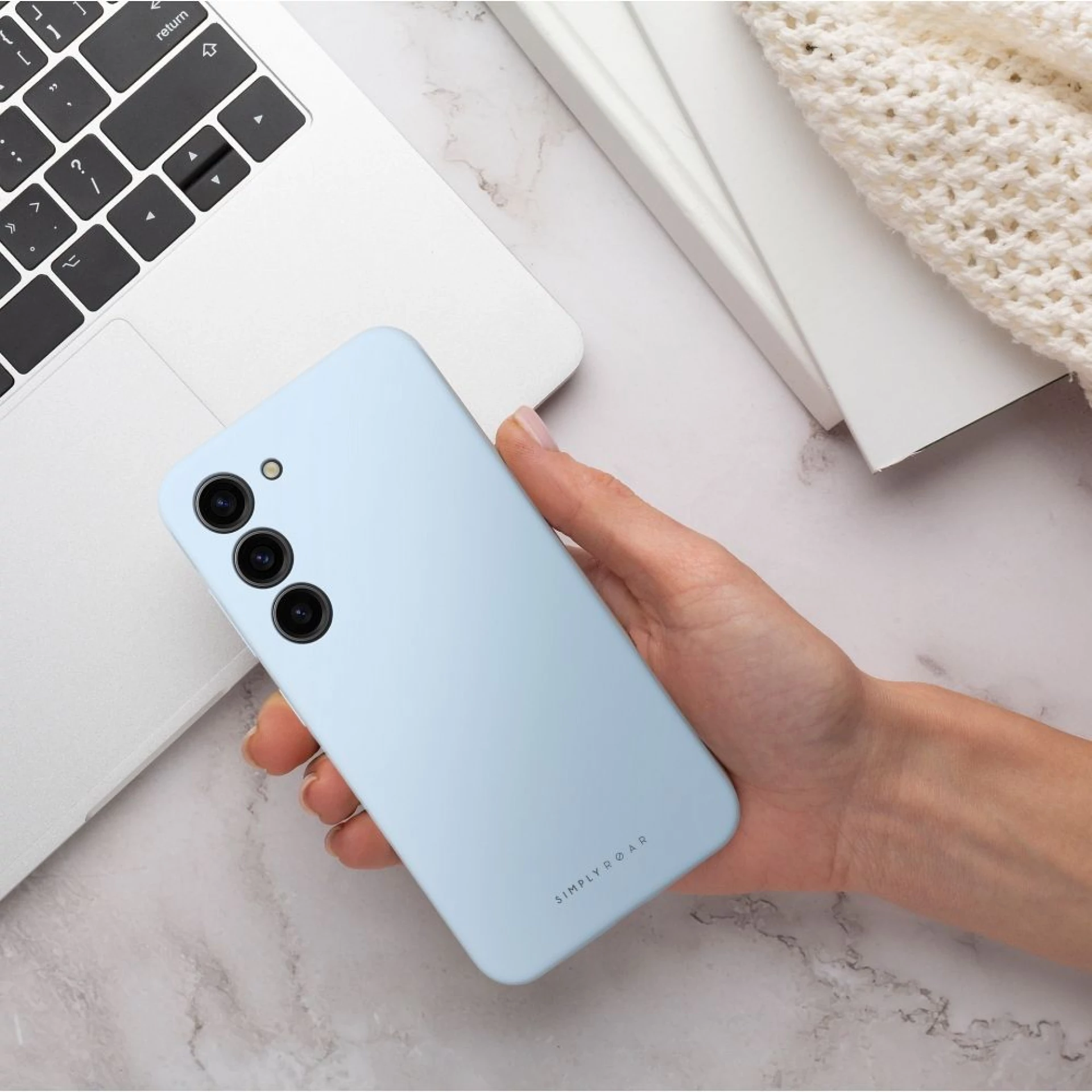 Maska Roar CLOUD SKIN Case za Samsung A55 5G plava