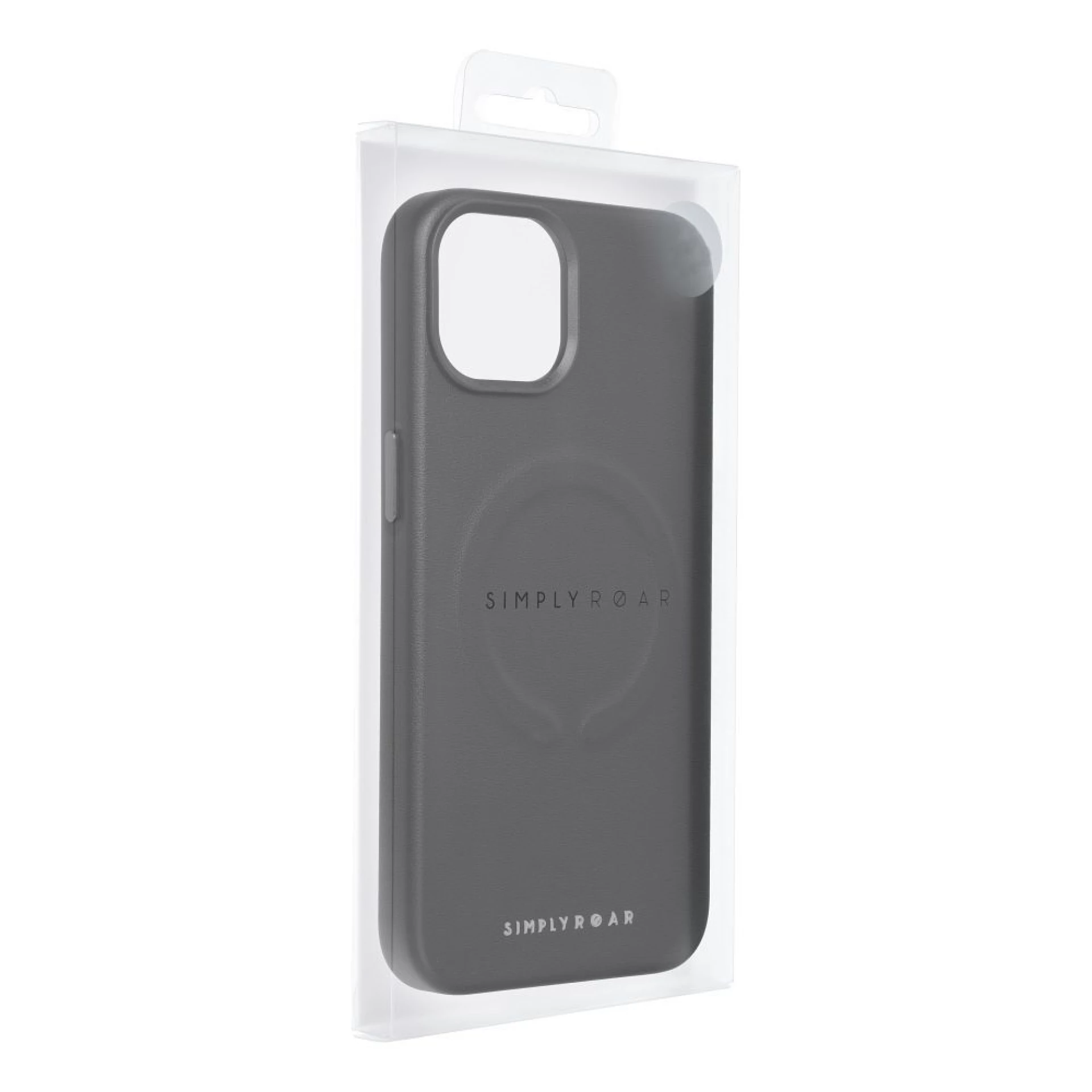Maska Roar Leather MAG komp.sa MagSafe za iPhone 12 Pro crna