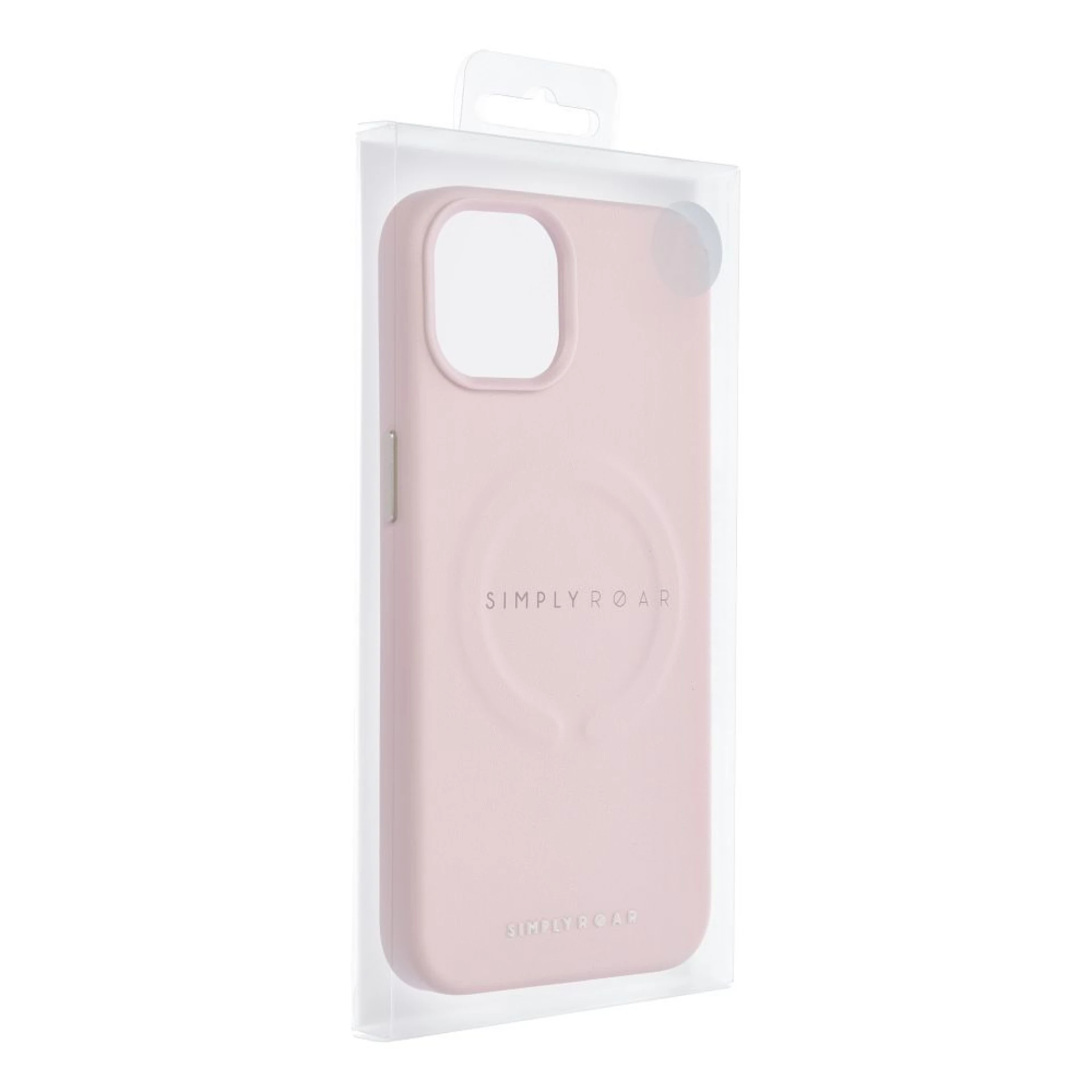 Maska Roar Leather MAG komp.sa MagSafe za iPhone 14 Pro hot pink