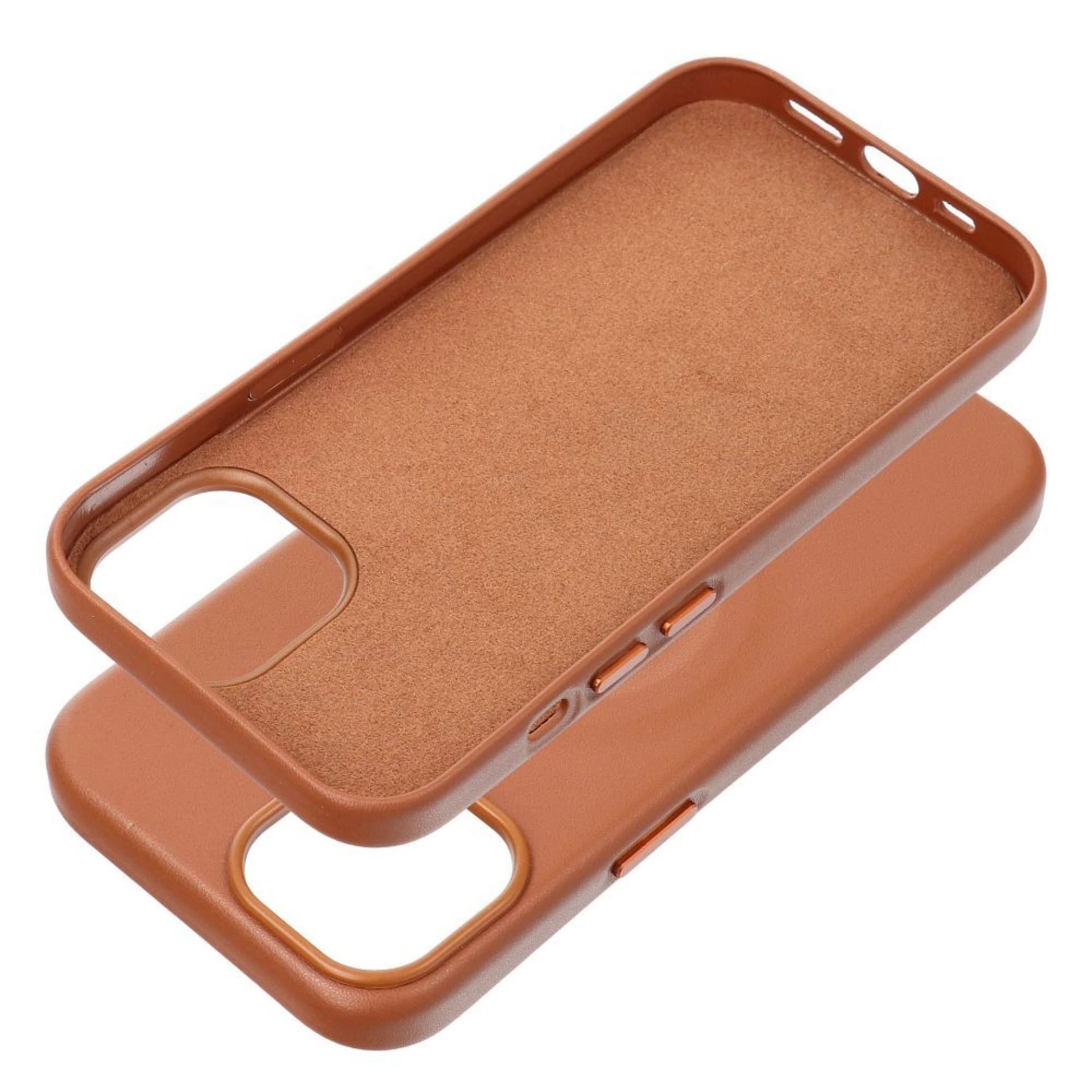 Maska Roar Leather MAG komp.sa MagSafe za iPhone 15 smeđa