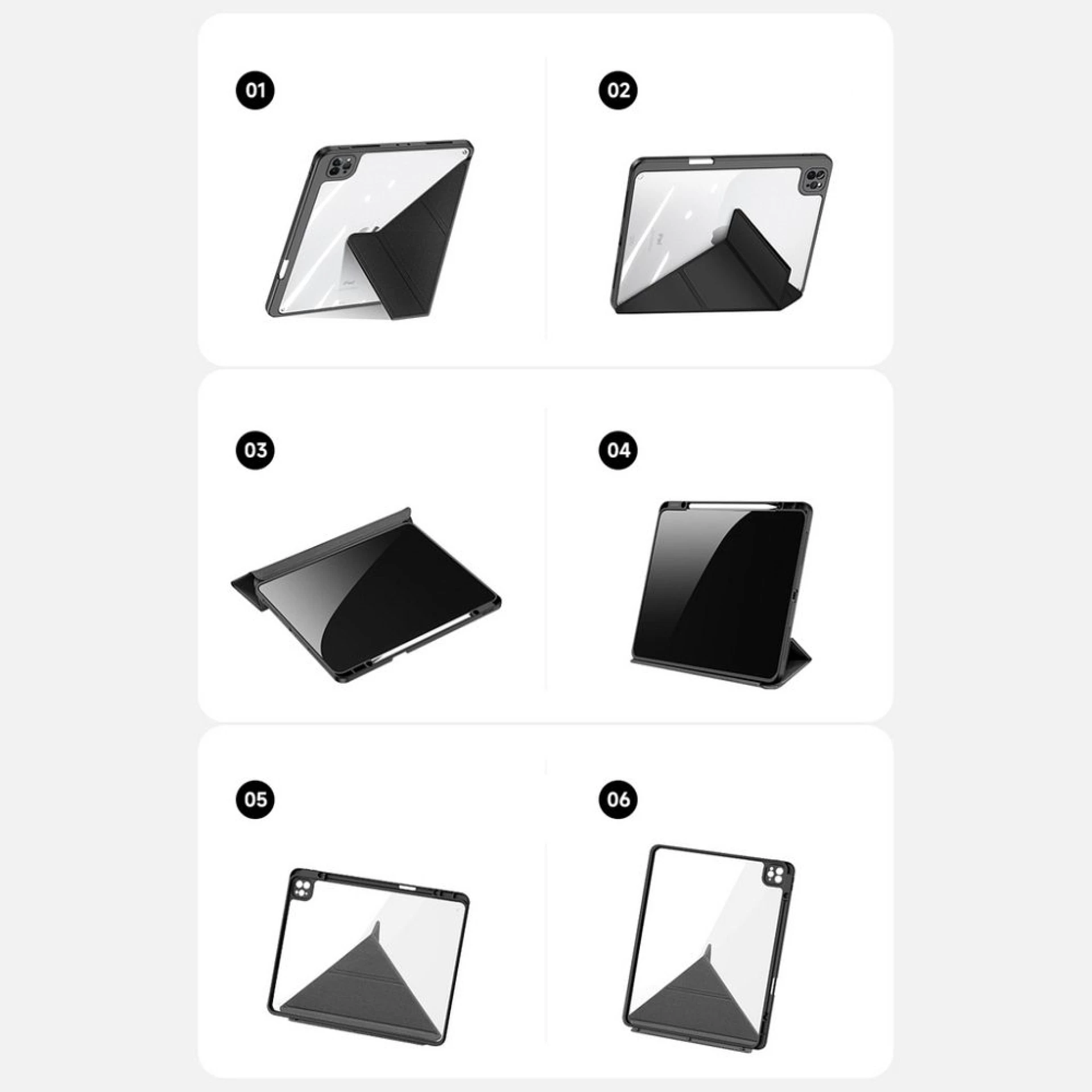 Futrola Dux Ducis MAGI za iPad Pro 12.9 (2018/2020/2021/2022) crna