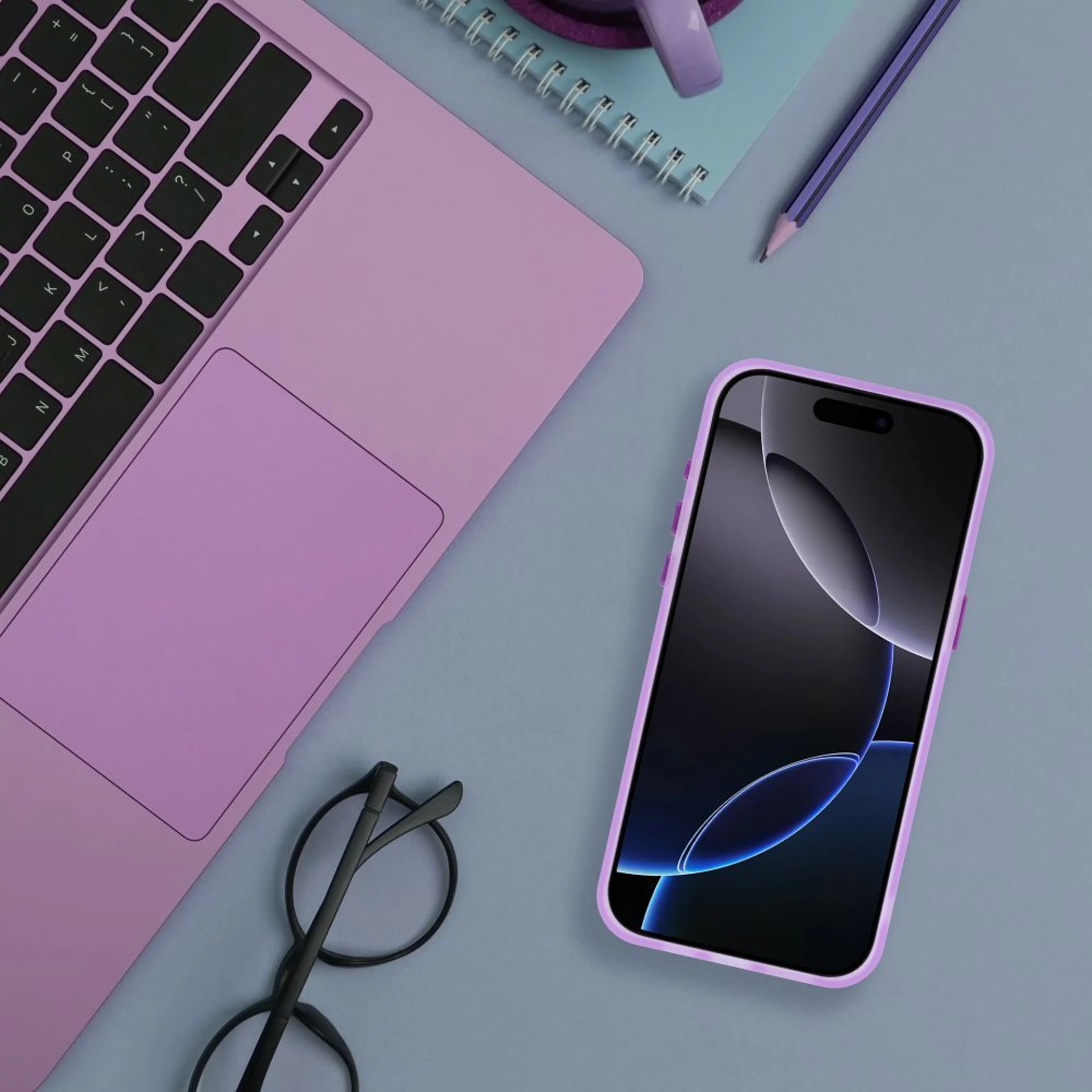 Maska SAPPY Case za iPhone 13 ljubičasta