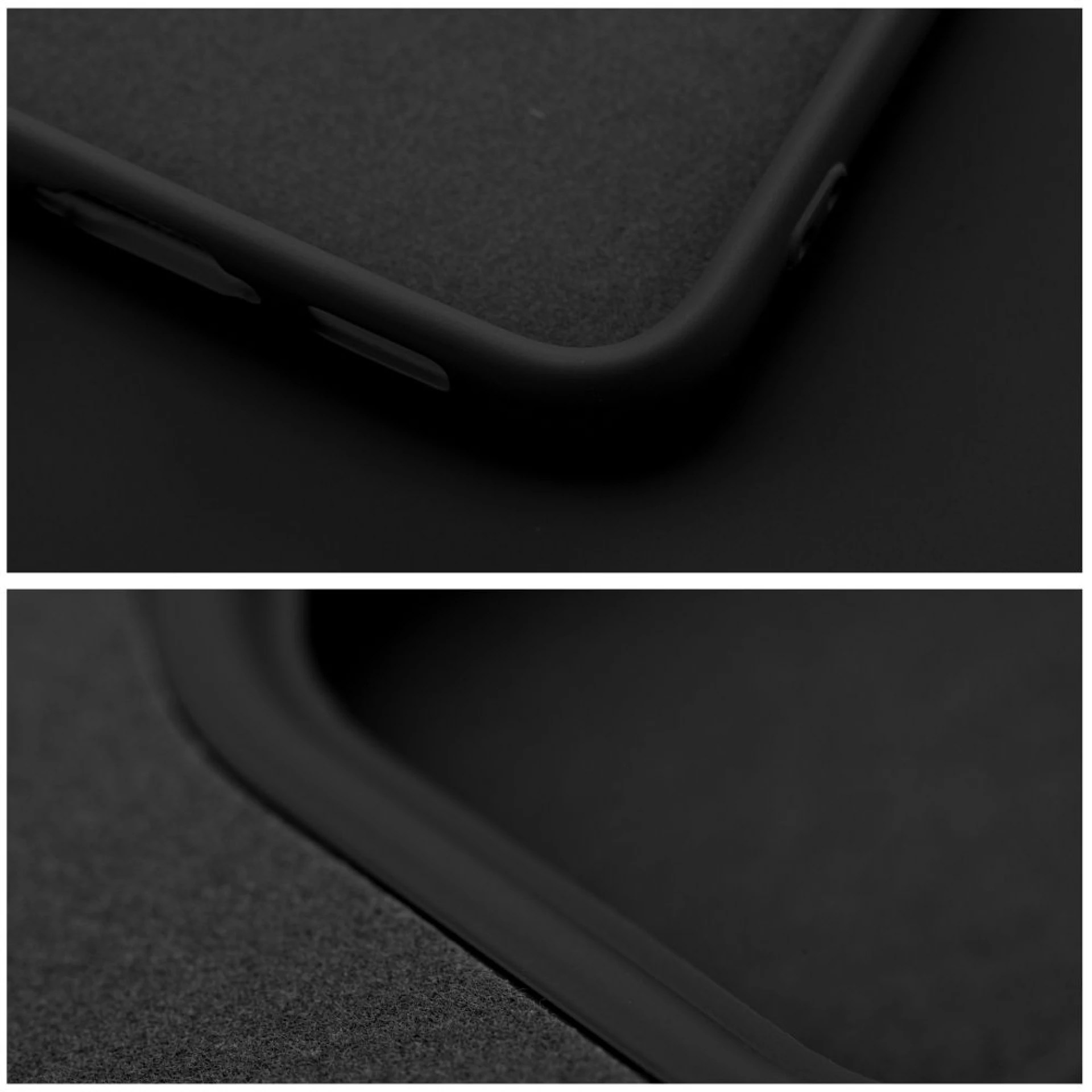 Maska SILICONE case za iPhone 16 Pro crna