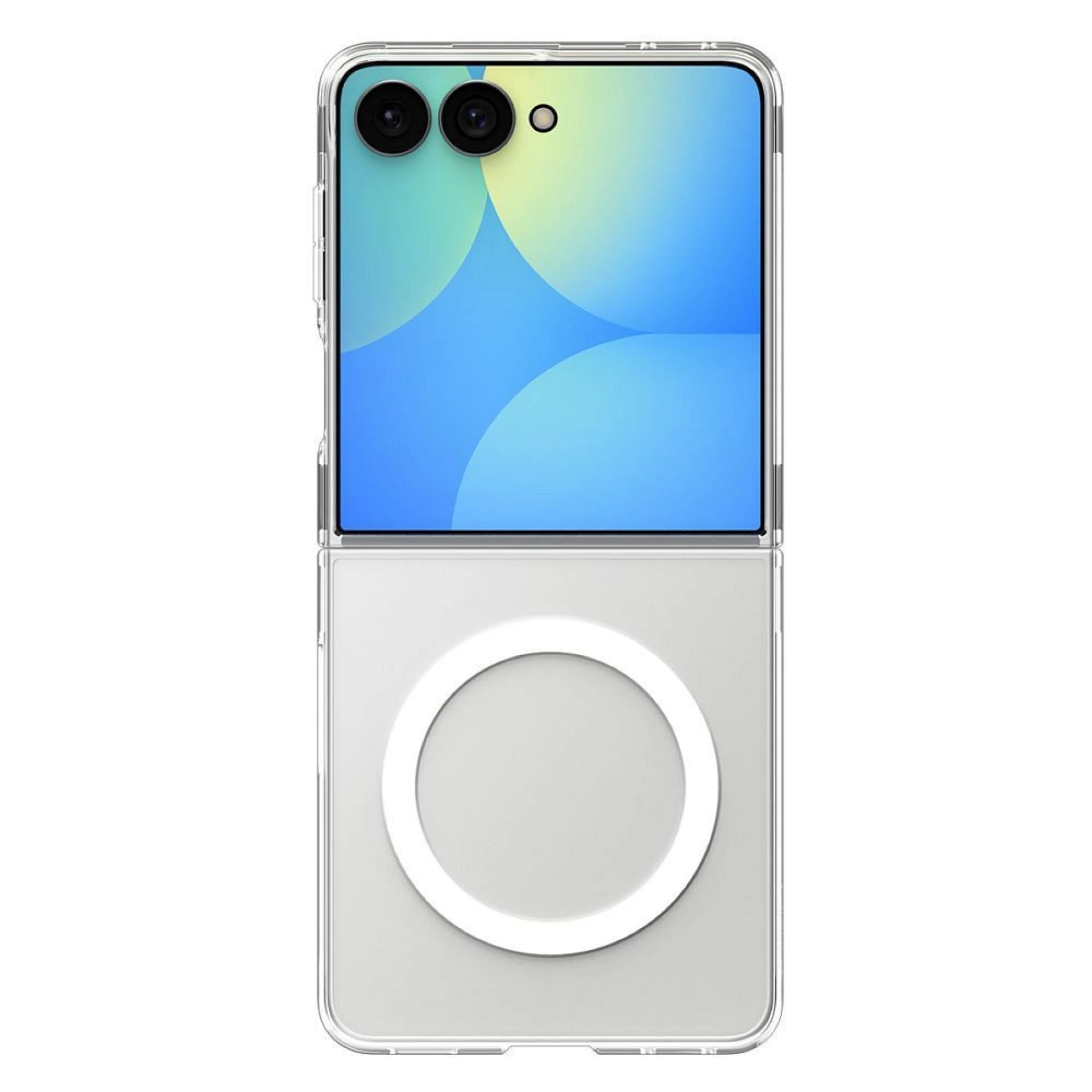 Maska Spigen AirSkin MagFit Case za Samsung Z Flip8 clear/bijela